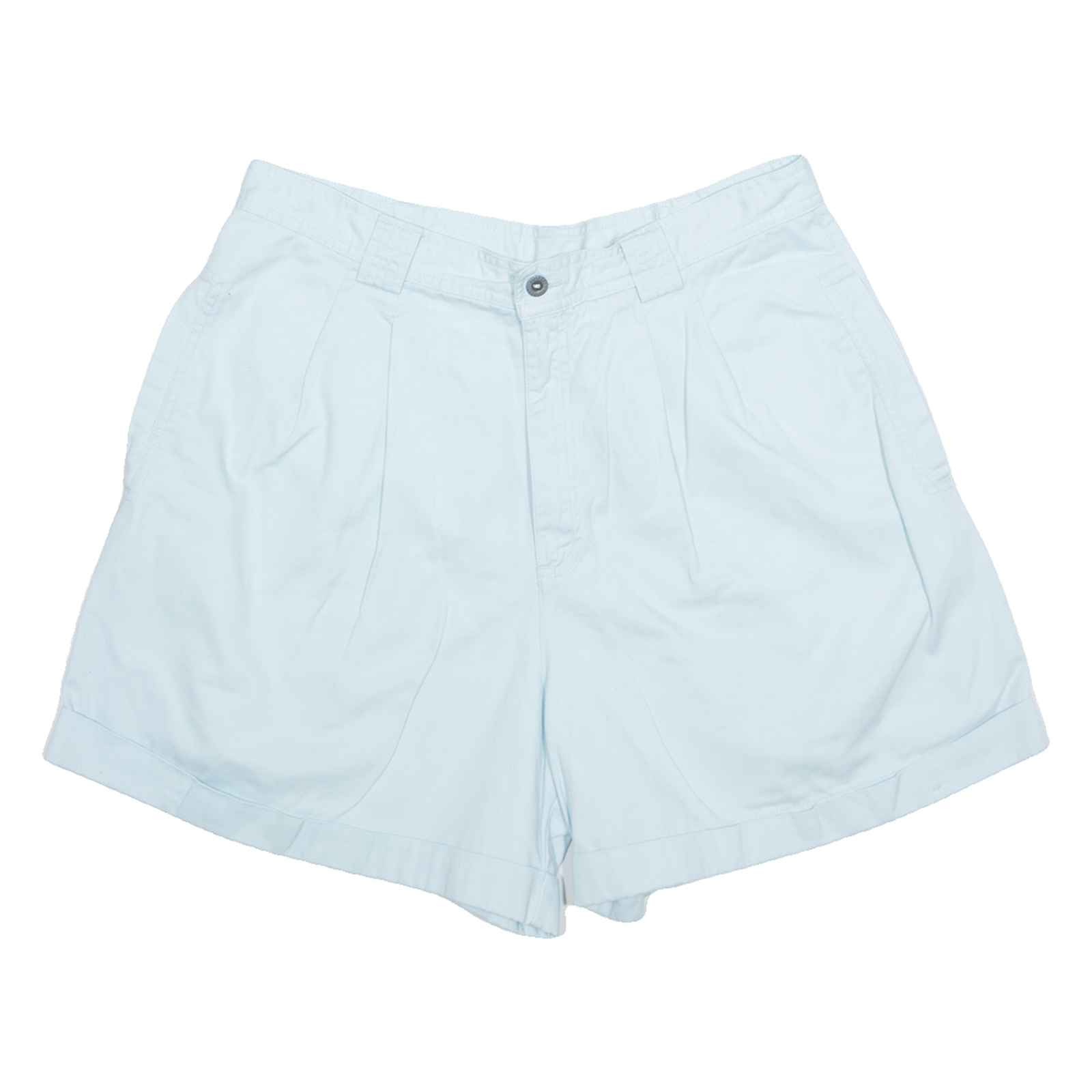 LIZ CLAIBORNE Turn Up Womens Chino Shorts Blue L W30 Refurbished - N/A refurbished available on Cerqular