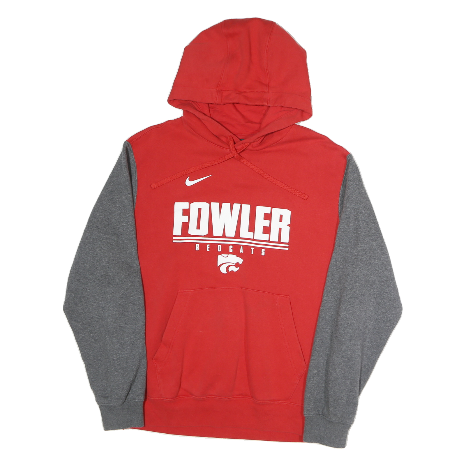 NIKE Mens Red & Grey Fowler Redcats Pullover Hoodie M Cotton Casual Sportswear Refurbished - N/A refurbished available on Cerqular