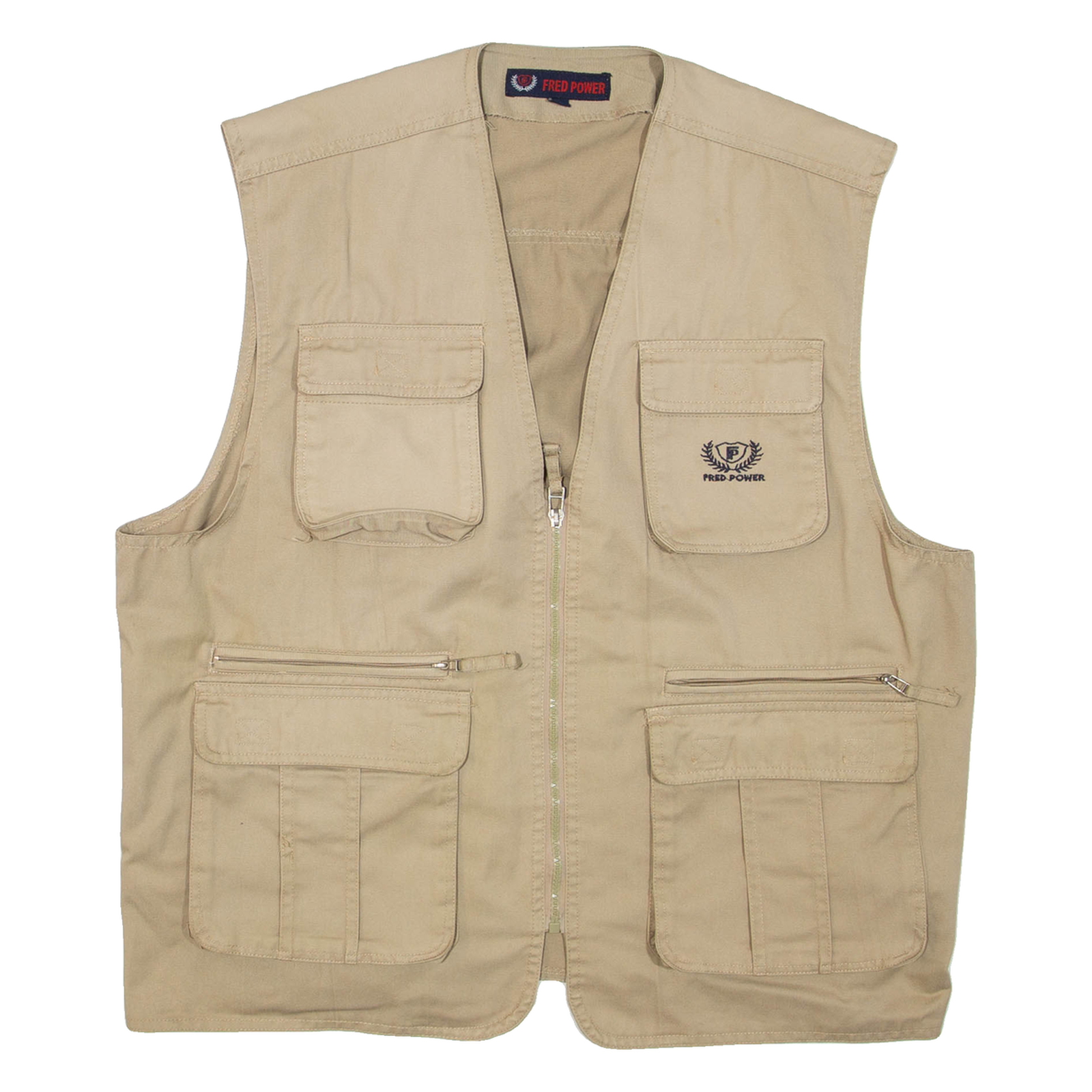 Buy FRED POWER Utility Mens Gilet Beige L Refurbished - $36.39 FRED POWER Utility Mens Gilet Beige L Refurbished - N/A refurbished available on Cerqular