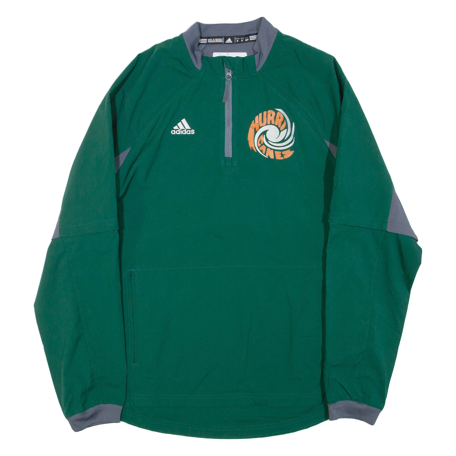 ADIDAS Training Mens Sweatshirt Green 1/4 Zip S Refurbished - N/A refurbished available on Cerqular