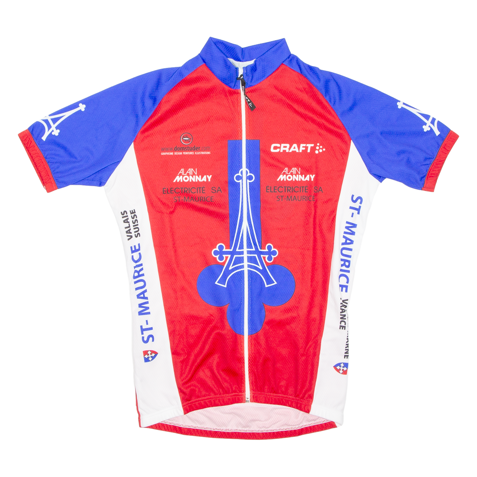 Cycling Mens Jersey Blue Full Zip M Refurbished - N/A refurbished available on Cerqular