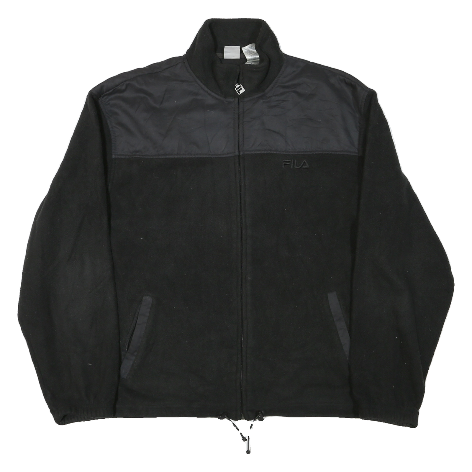 Buy FILA Mens Black Outdoor Zip Jacket L Polyester Blend Microfibre Plain Relaxed Refurbished - $31.19 FILA Mens Black Outdoor Zip Jacket L Polyester Blend Microfibre Plain Relaxed Refurbished - N/A refurbished available on Cerqular