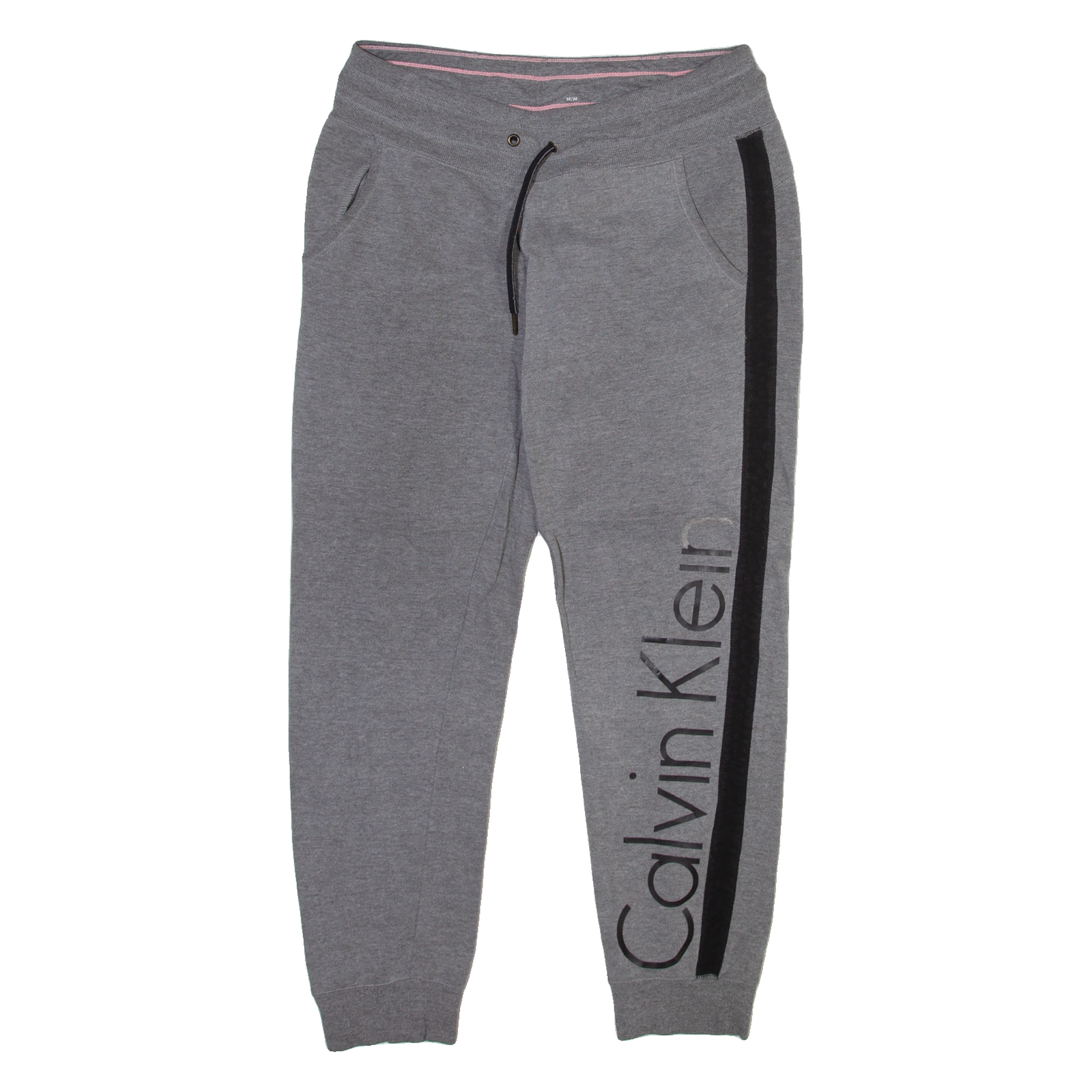 CALVIN KLEIN Womens Joggers Grey Tapered M W31 L28 Refurbished - N/A refurbished available on Cerqular