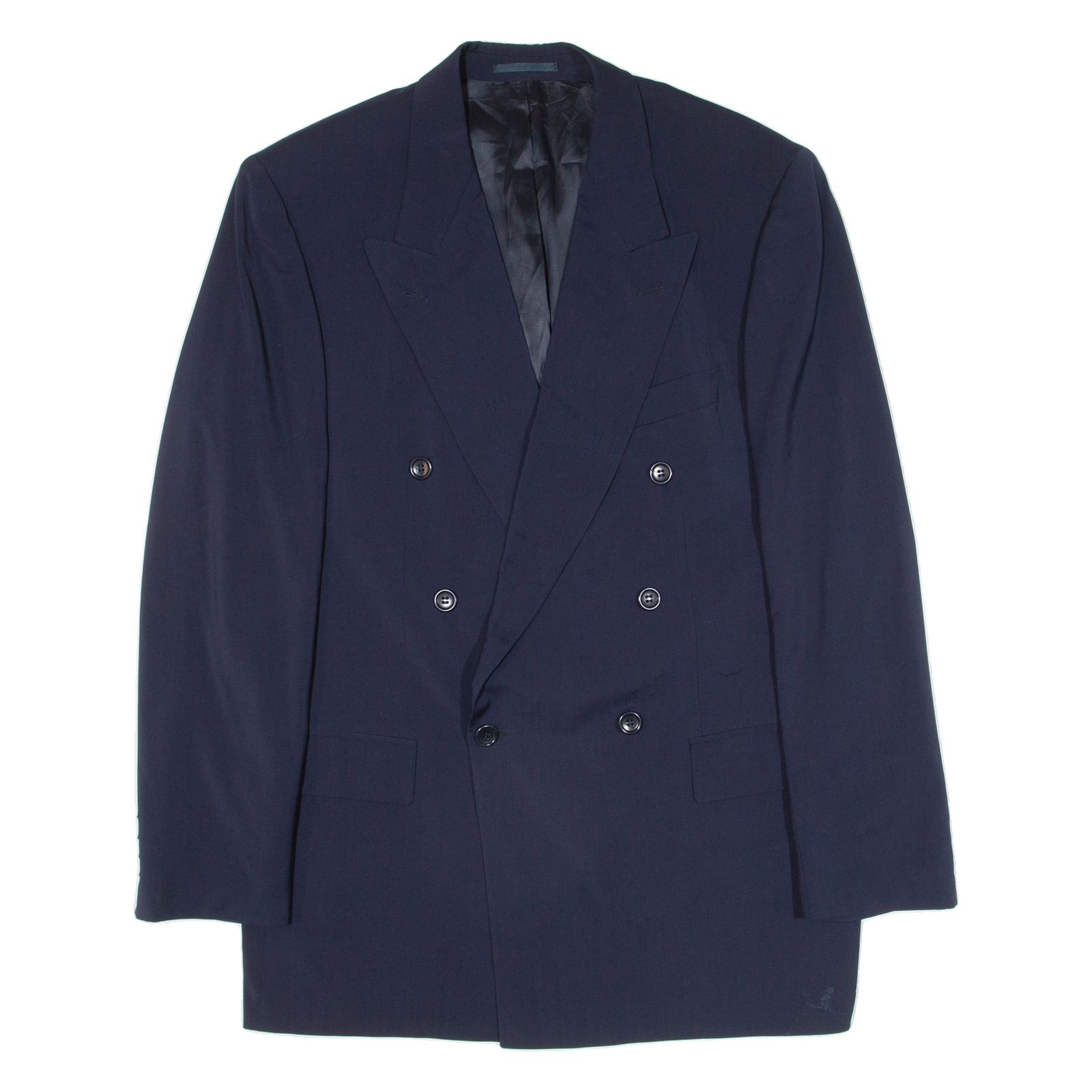 HUGO BOSS Mens Blazer Jacket Blue Knit Wool L Refurbished - N/A refurbished available on Cerqular