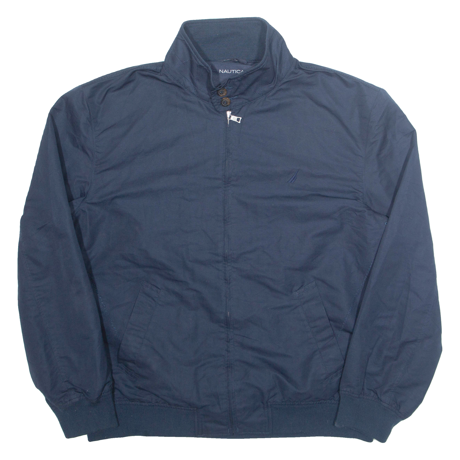 NAUTICA Mens Lined Jacket Blue L Refurbished - N/A refurbished available on Cerqular