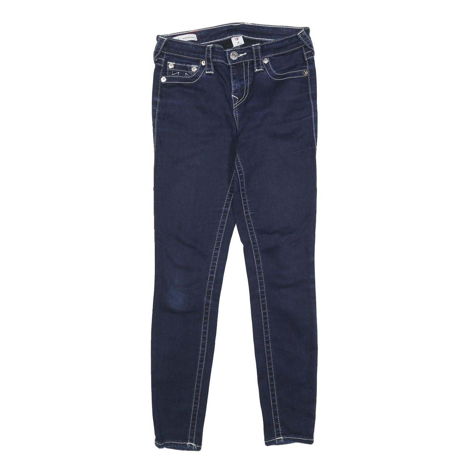 TRUE RELIGION Womens Slim Blue Denim Slim Jeans W28 L28 Stylish Casual Refurbished - N/A refurbished available on Cerqular