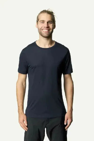 Buy M's Tree Tee | Color: Blue Illusion | Size: XS Refurbished - $65.00 M's Tree Tee | Color: Blue Illusion | Size: XS Refurbished - Houdini Sportswear refurbished available on Cerqular