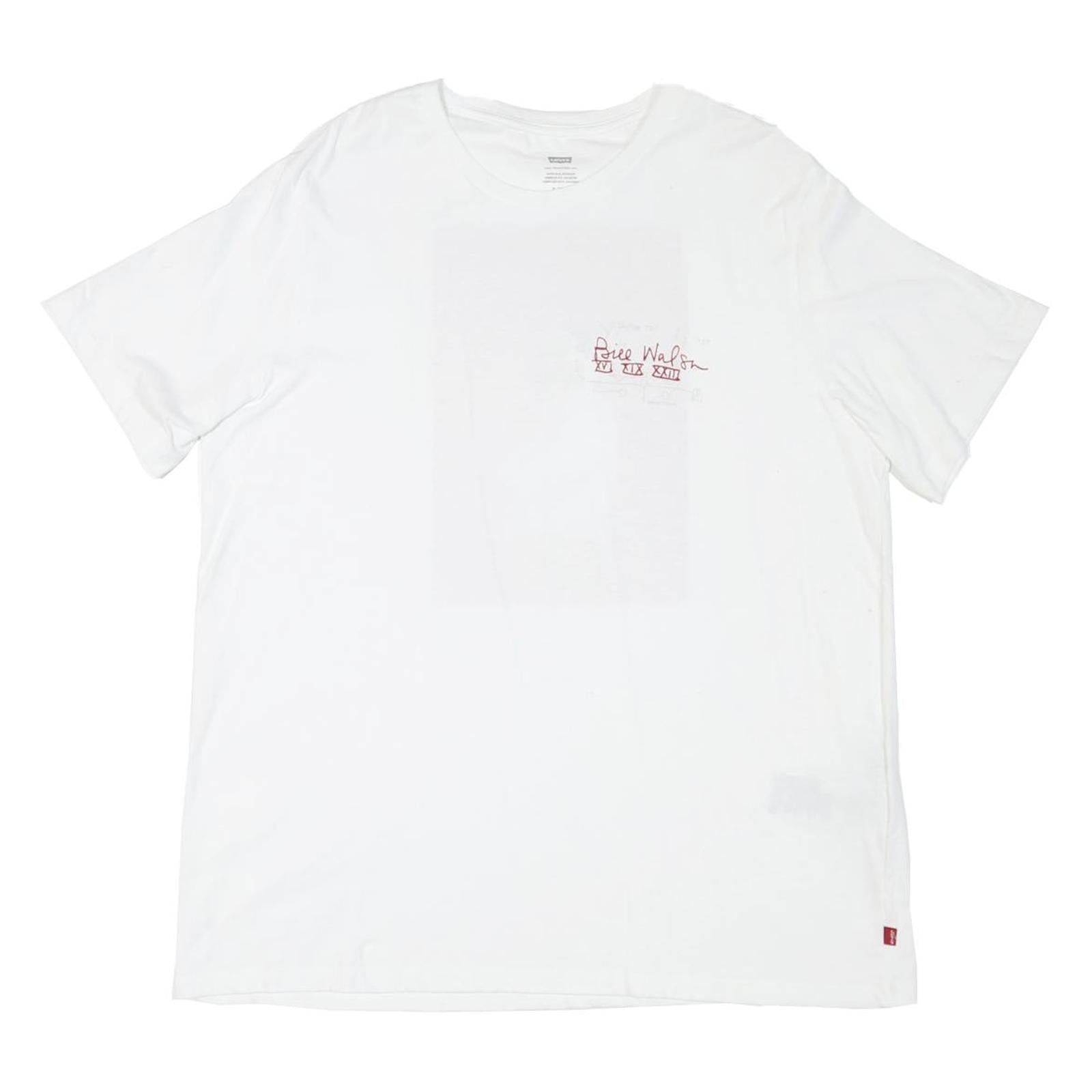 Buy LEVI'S Mens White Graphic T-Shirt XL Short Sleeve Crew Neck Cotton Blend Refurbished - $22.09 LEVI'S Mens White Graphic T-Shirt XL Short Sleeve Crew Neck Cotton Blend Refurbished - N/A refurbished available on Cerqular