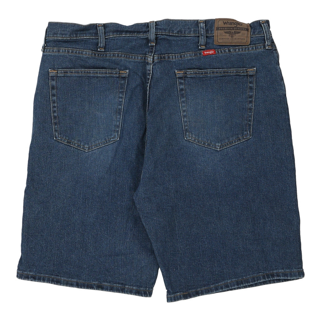 Wrangler Denim Shorts - 38W 10L Blue Cotton Refurbished - Thrifted (note: this is a term often used to describe second- refurbished available on Cerqular