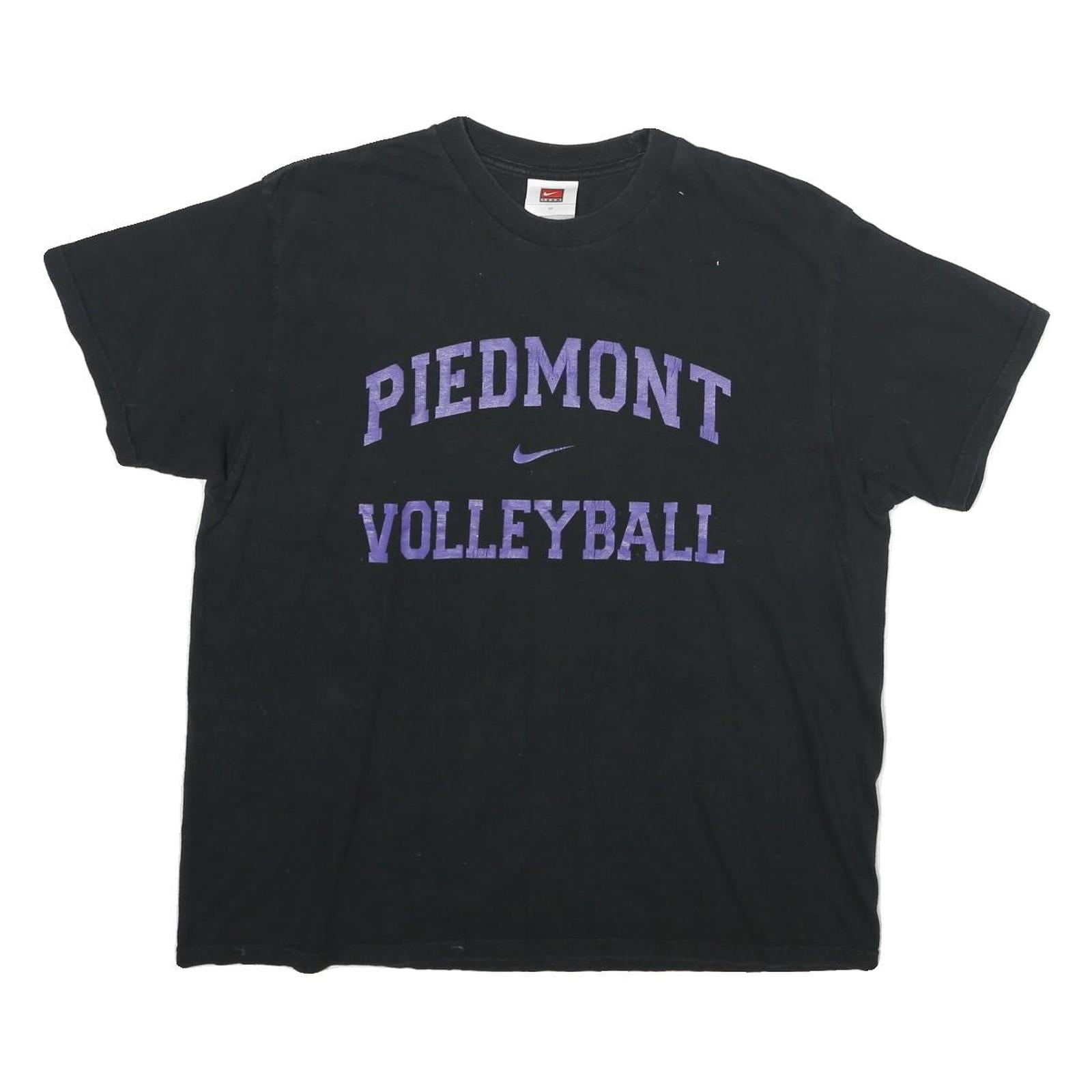 Buy NIKE Womens Black Piedmont Volleyball Graphic T-Shirt M Crew Neck Short Sleeve Refurbished - $16.89 NIKE Womens Black Piedmont Volleyball Graphic T-Shirt M Crew Neck Short Sleeve Refurbished - N/A refurbished available on Cerqular