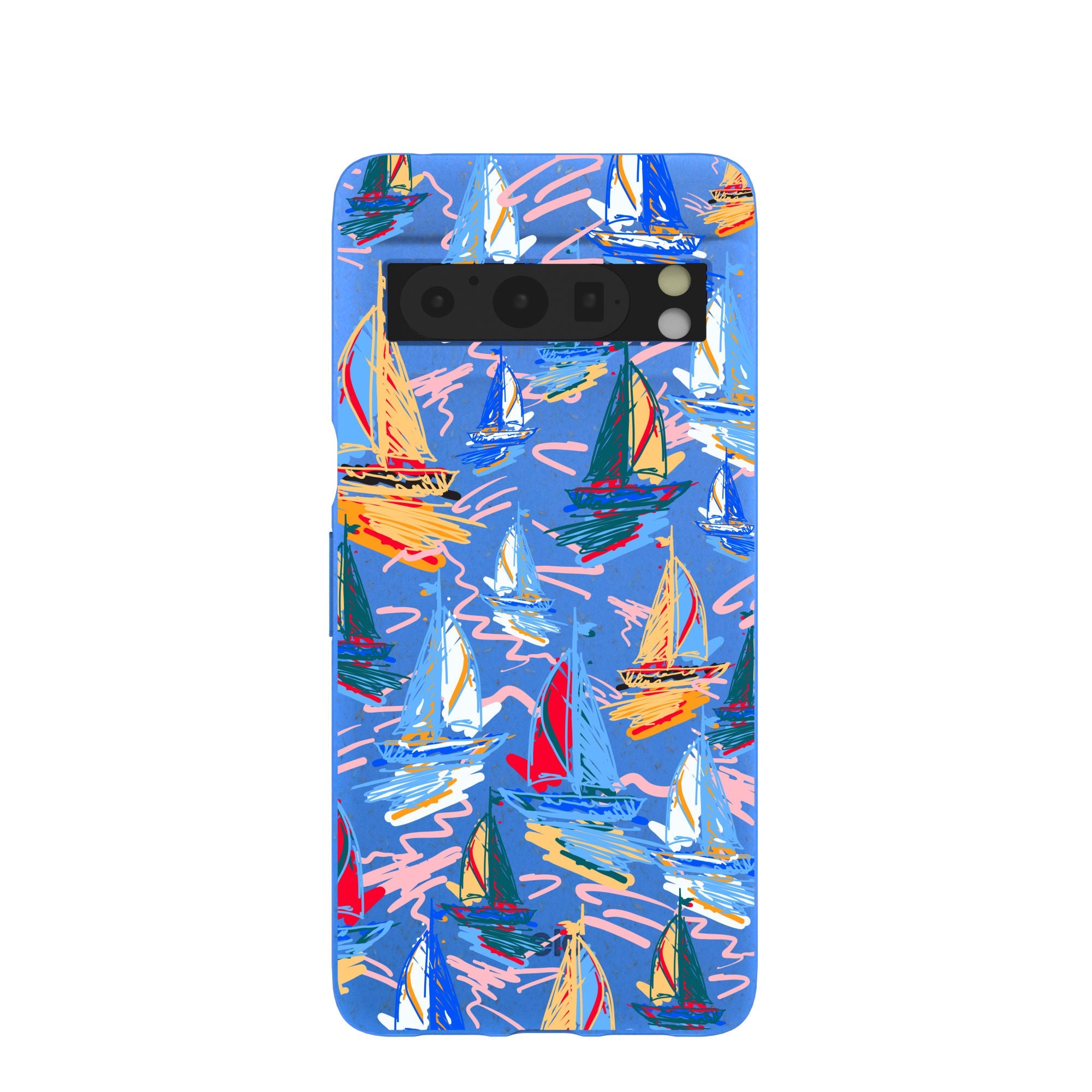 Electric Blue Dockside Dreams Google Pixel 8 Pro Case Refurbished - Pela Case refurbished available on Cerqular