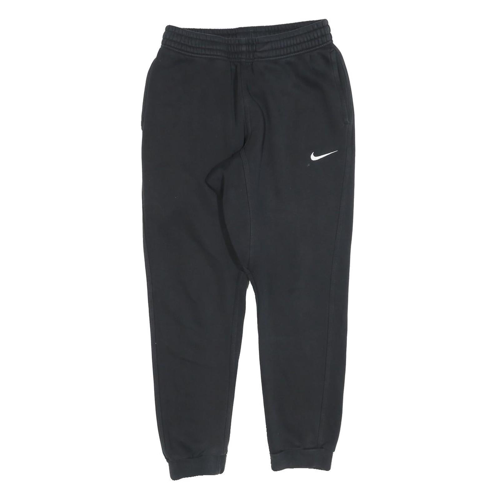 NIKE Mens Joggers Black S W24 L26 Sportswear Slim Tapered Cotton Blend Refurbished - N/A refurbished available on Cerqular
