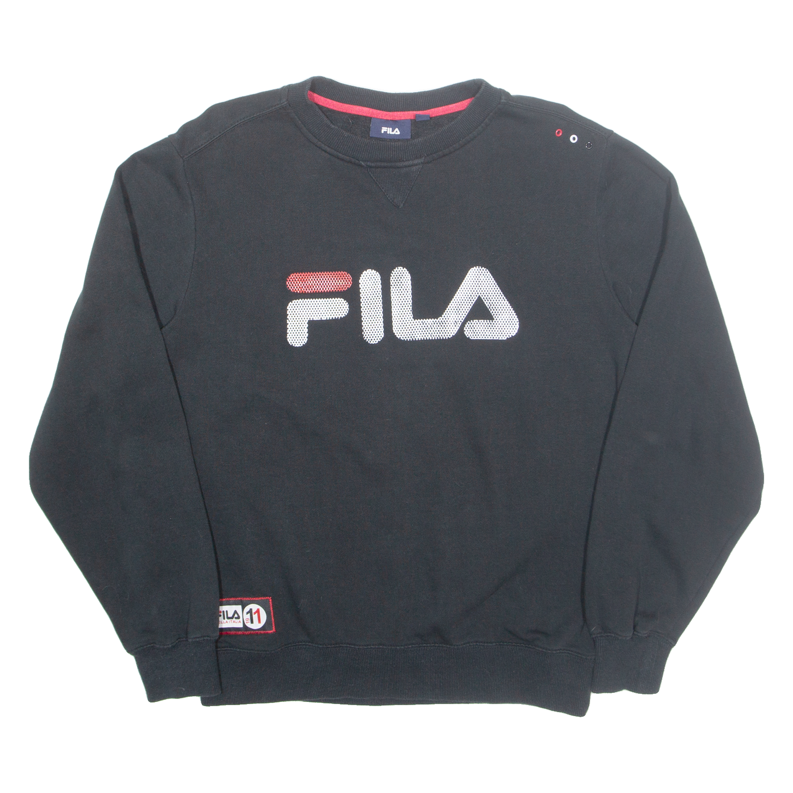 FILA Mens Sweatshirt Black S Refurbished - N/A refurbished available on Cerqular