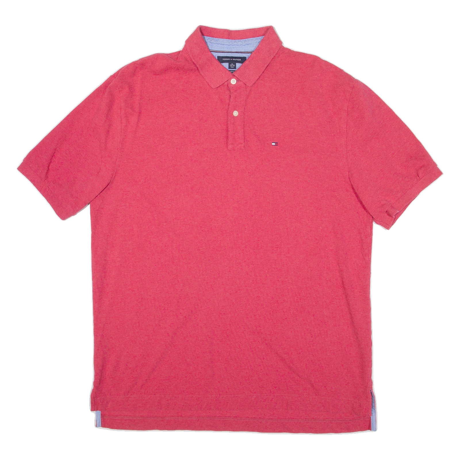 TOMMY HILFIGER Mens Polo Shirt Pink XL Refurbished - N/A refurbished available on Cerqular