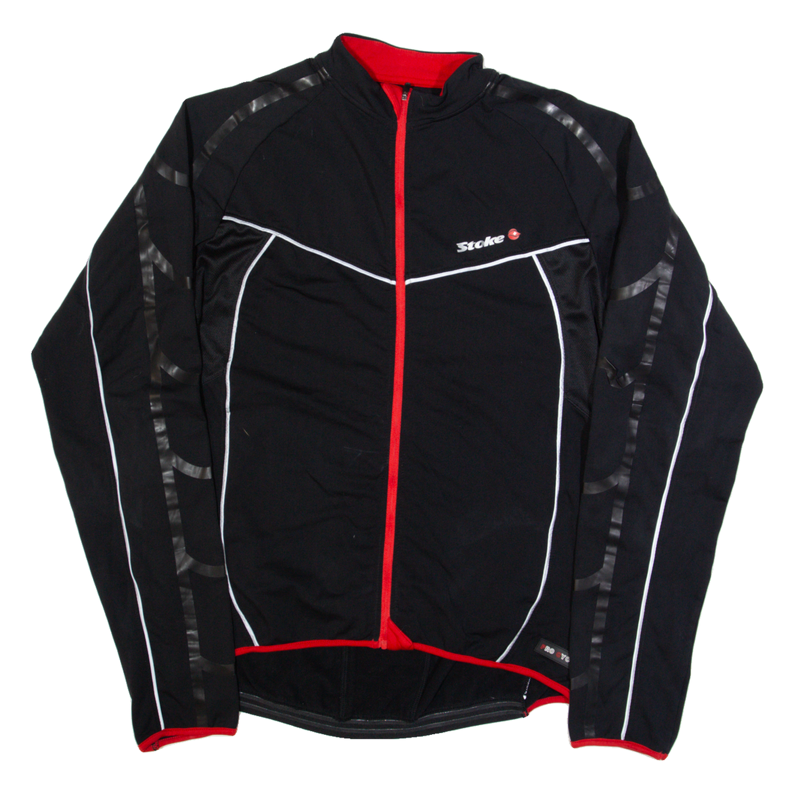 STOKE Cycling Mens Track Jacket Black 2XL Refurbished - N/A refurbished available on Cerqular