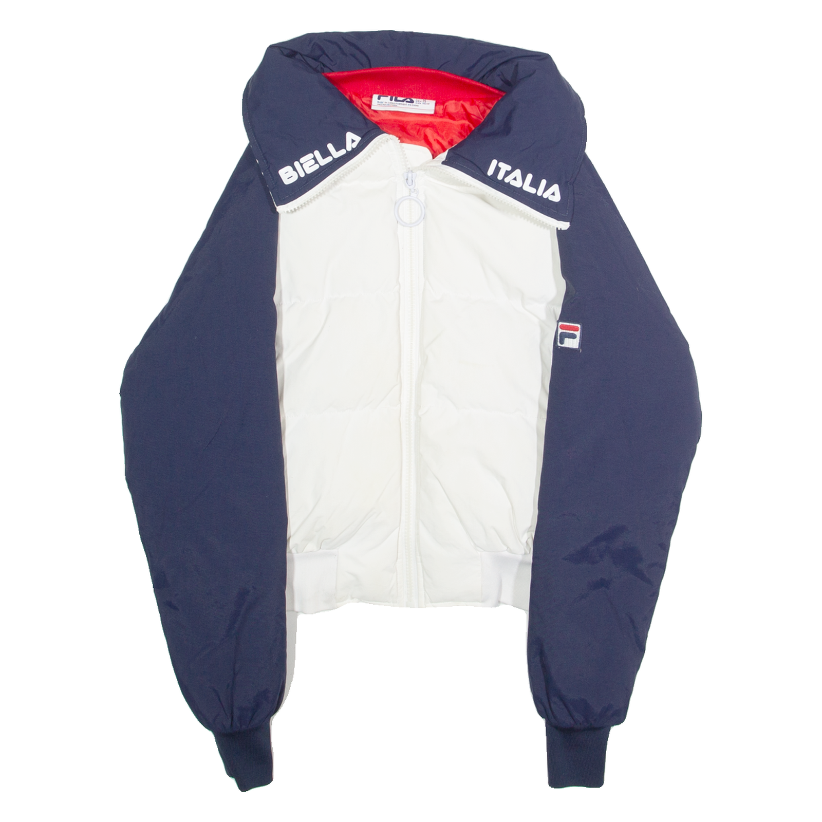 FILA Womens Puffer Jacket White XS Refurbished - N/A refurbished available on Cerqular
