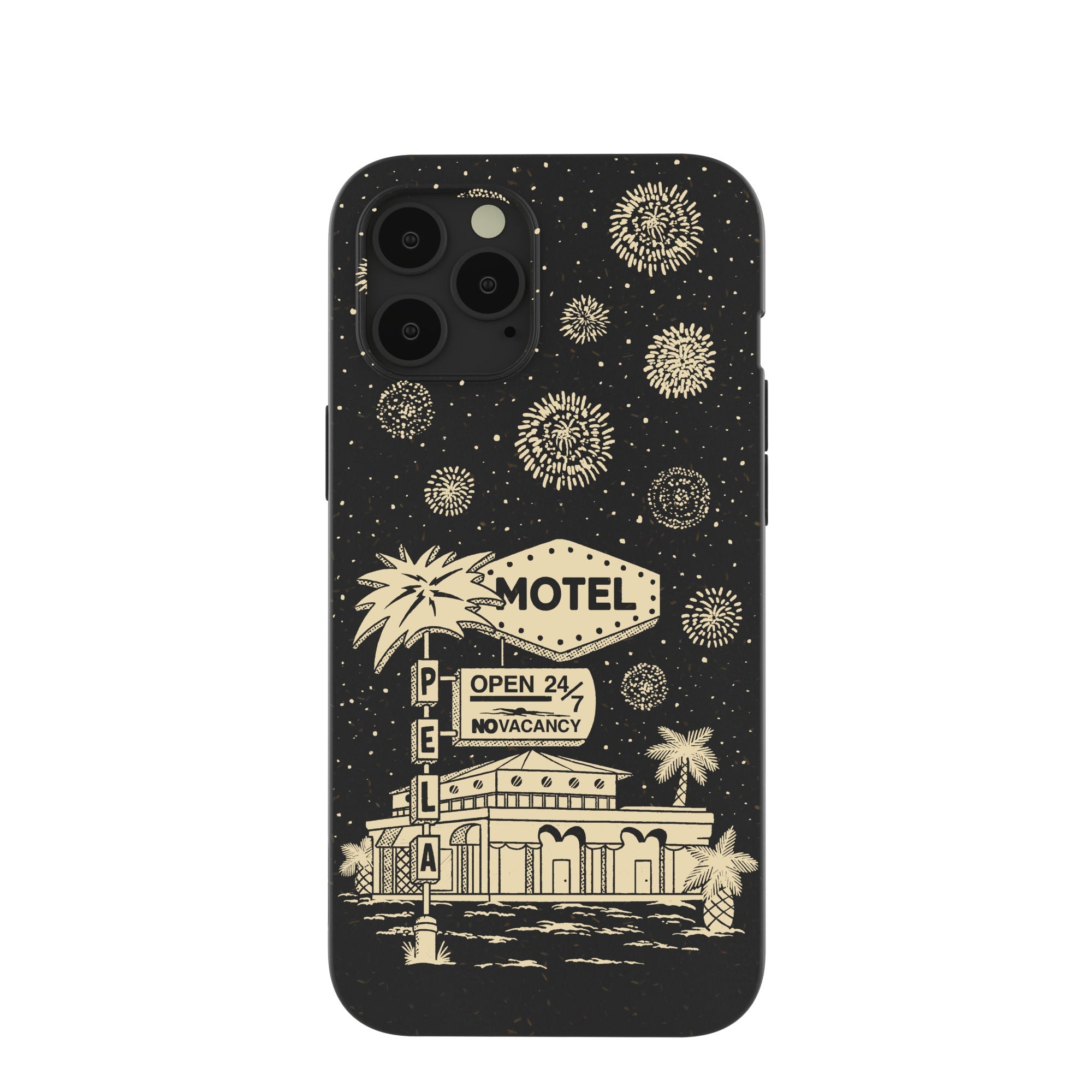 Black Motel Pela iPhone 12 Pro Max Case Refurbished - Pela Case refurbished available on Cerqular