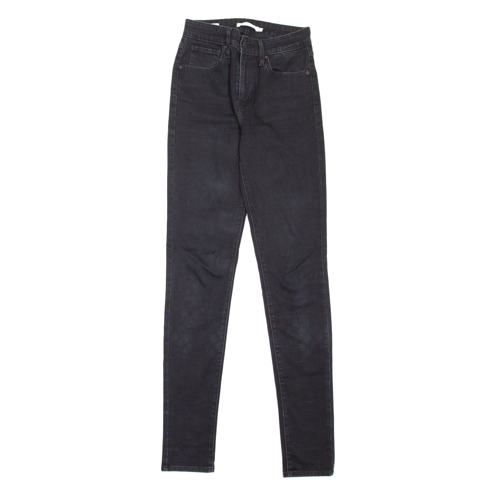 LEVI'S 721 High Rise BIG E Womens Jeans Black Slim Skinny W25 L32 Refurbished - N/A refurbished available on Cerqular