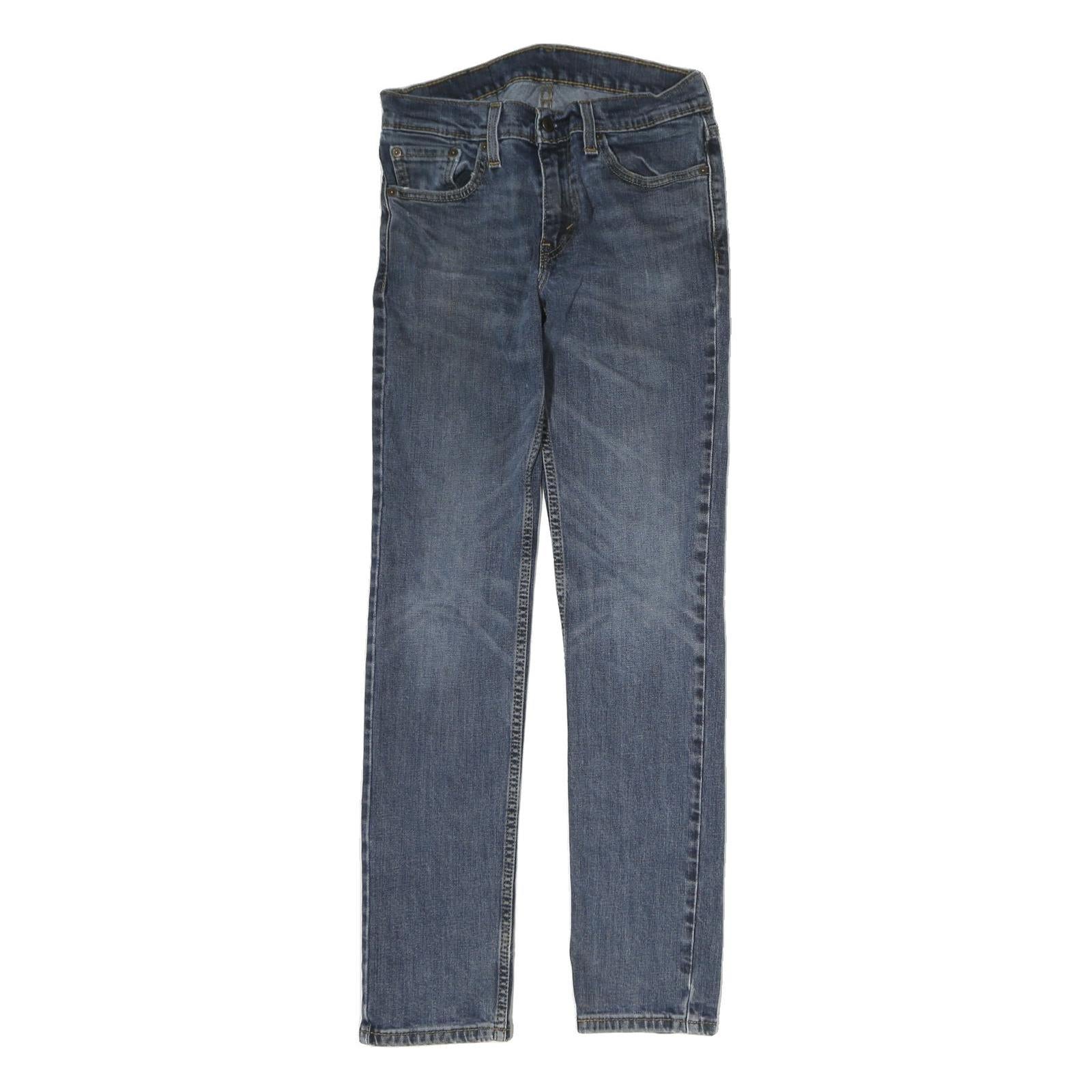 LEVI'S Mens Slim Blue Denim Jeans Cotton Blend Zip W28 L29 Stylish Casual Fit Refurbished - N/A refurbished available on Cerqular