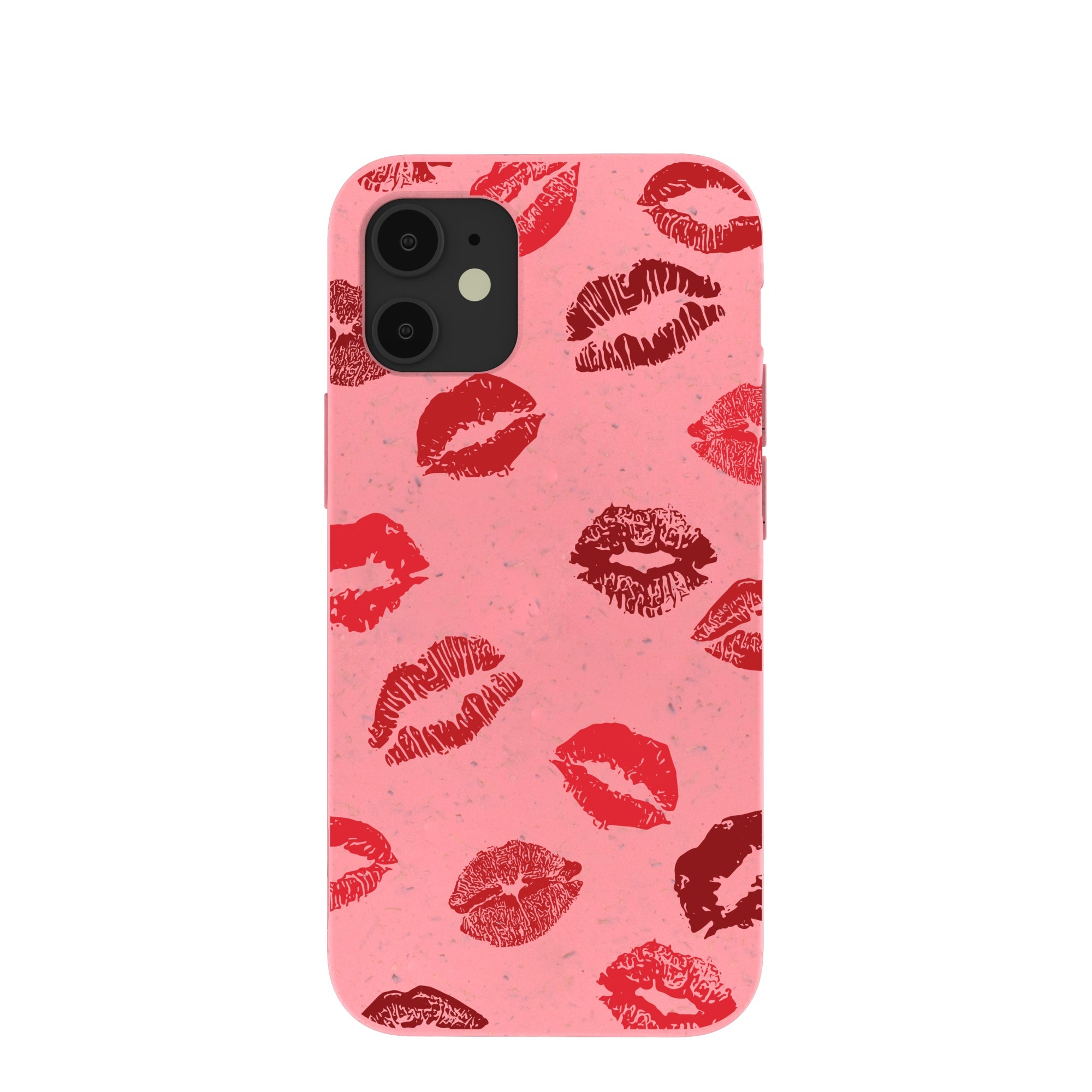 Bubblegum Pink XOXO iPhone 12 Mini Case Refurbished - Pela Case refurbished available on Cerqular