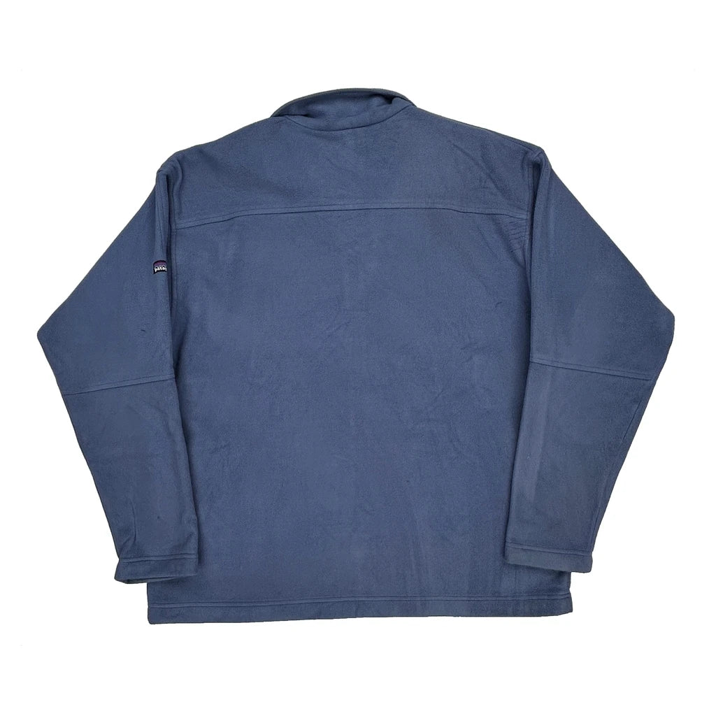 Buy Synchilla Patagonia Fleece - XL Blue Polyester Refurbished - $107.19 Synchilla Patagonia Fleece - XL Blue Polyester Refurbished - Thrifted (note: this is a term often used to describe second- refurbished available on Cerqular