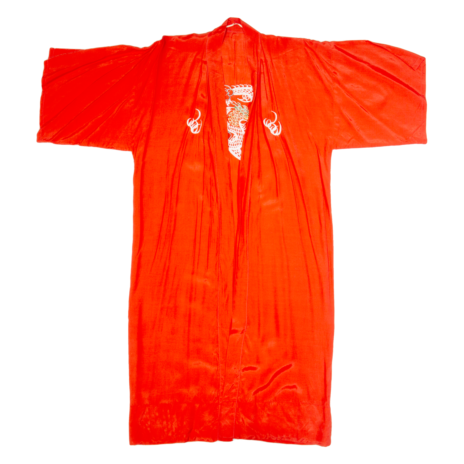 Womens Kimono Blouse Red 3/4 Sleeve L Refurbished - N/A refurbished available on Cerqular