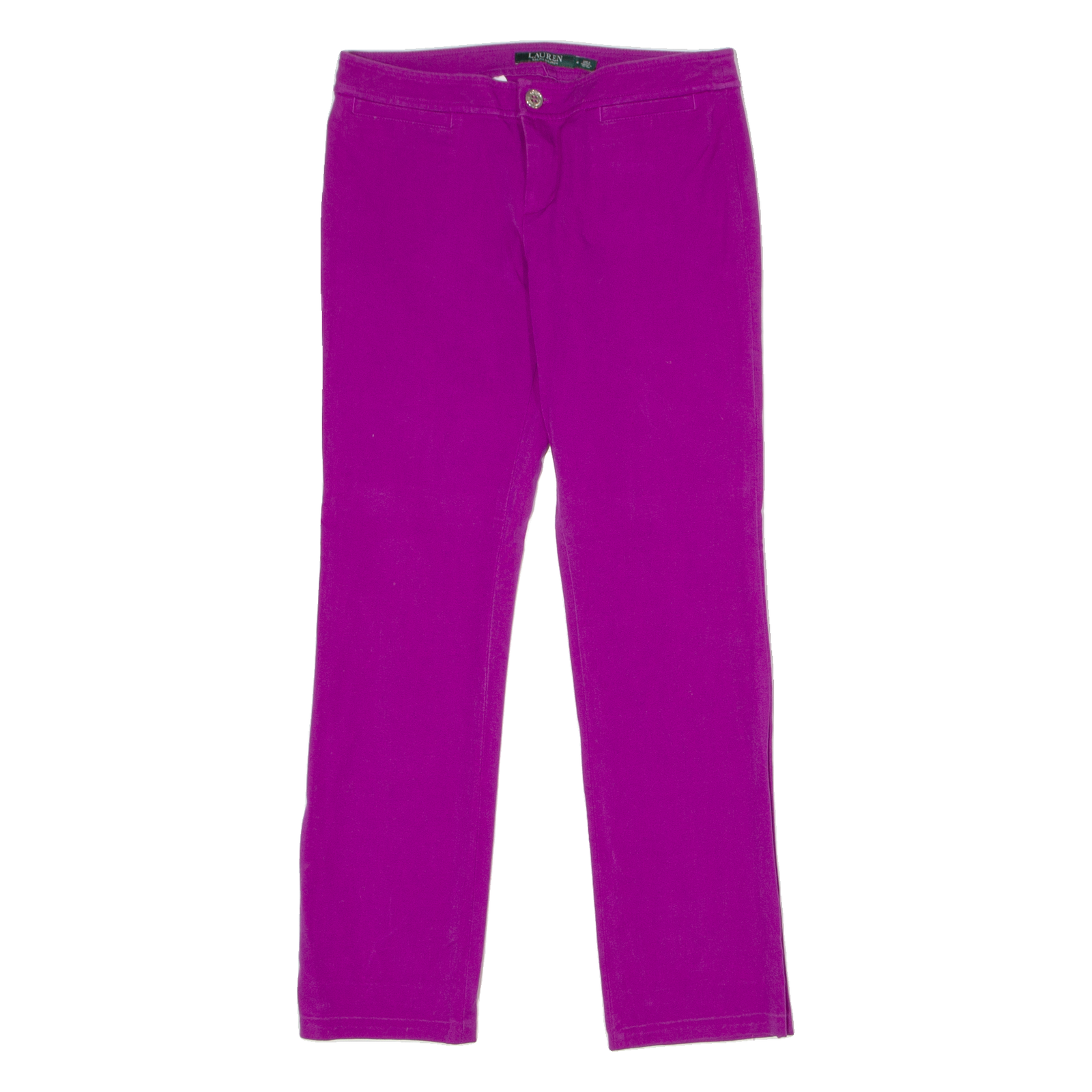 LAUREN RALPH LAUREN Womens Trousers Purple Regular Straight W30 L27 Refurbished - N/A refurbished available on Cerqular