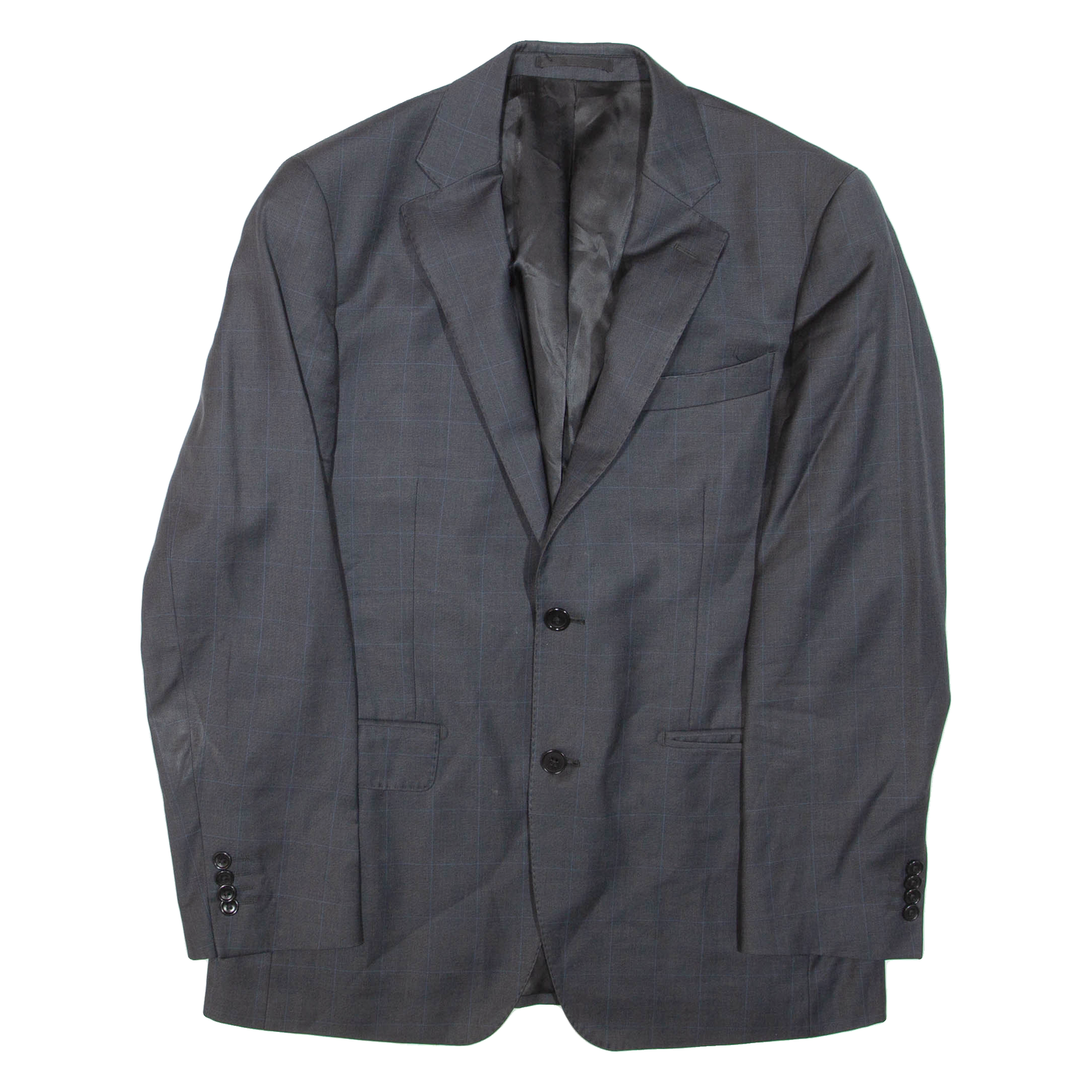 Mens Blazer Jacket Grey Wool L Refurbished - N/A refurbished available on Cerqular