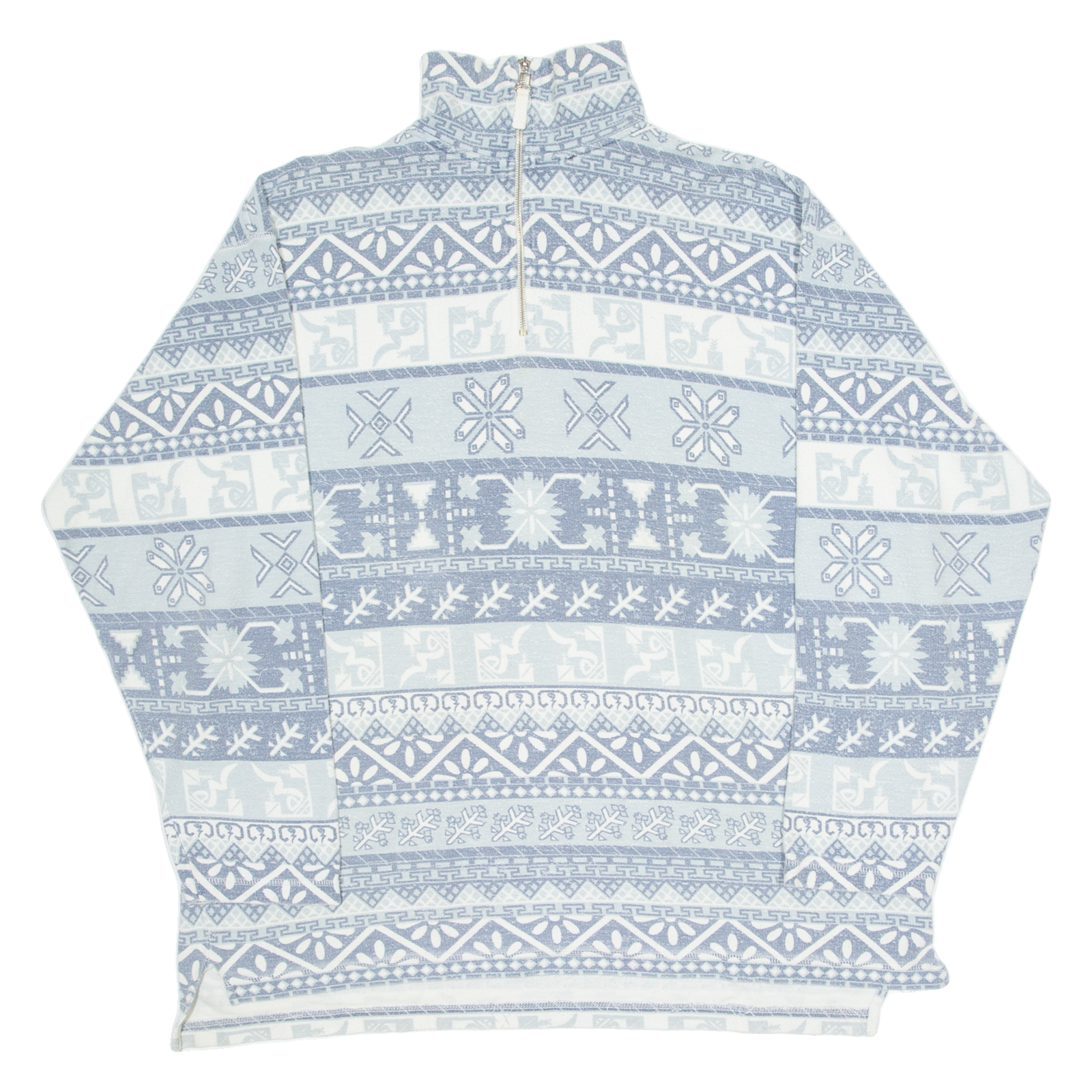 CHARLES JOGILE Mens Sweatshirt Blue 1/4 Zip 90s XL Refurbished - N/A refurbished available on Cerqular