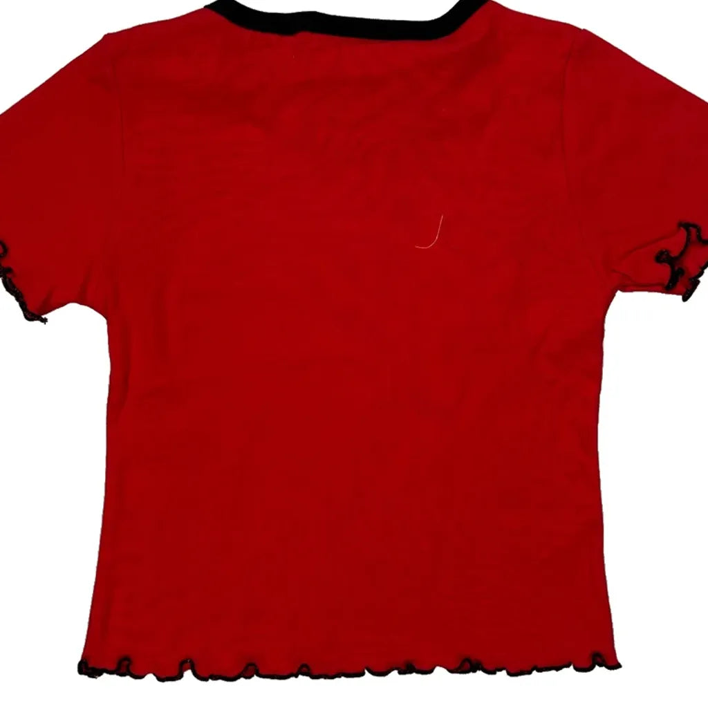 Age 10 Chase Authentics Nascar T-Shirt - Medium Red Cotton Refurbished - Thrifted (note: this is a term often used to describe second- refurbished available on Cerqular