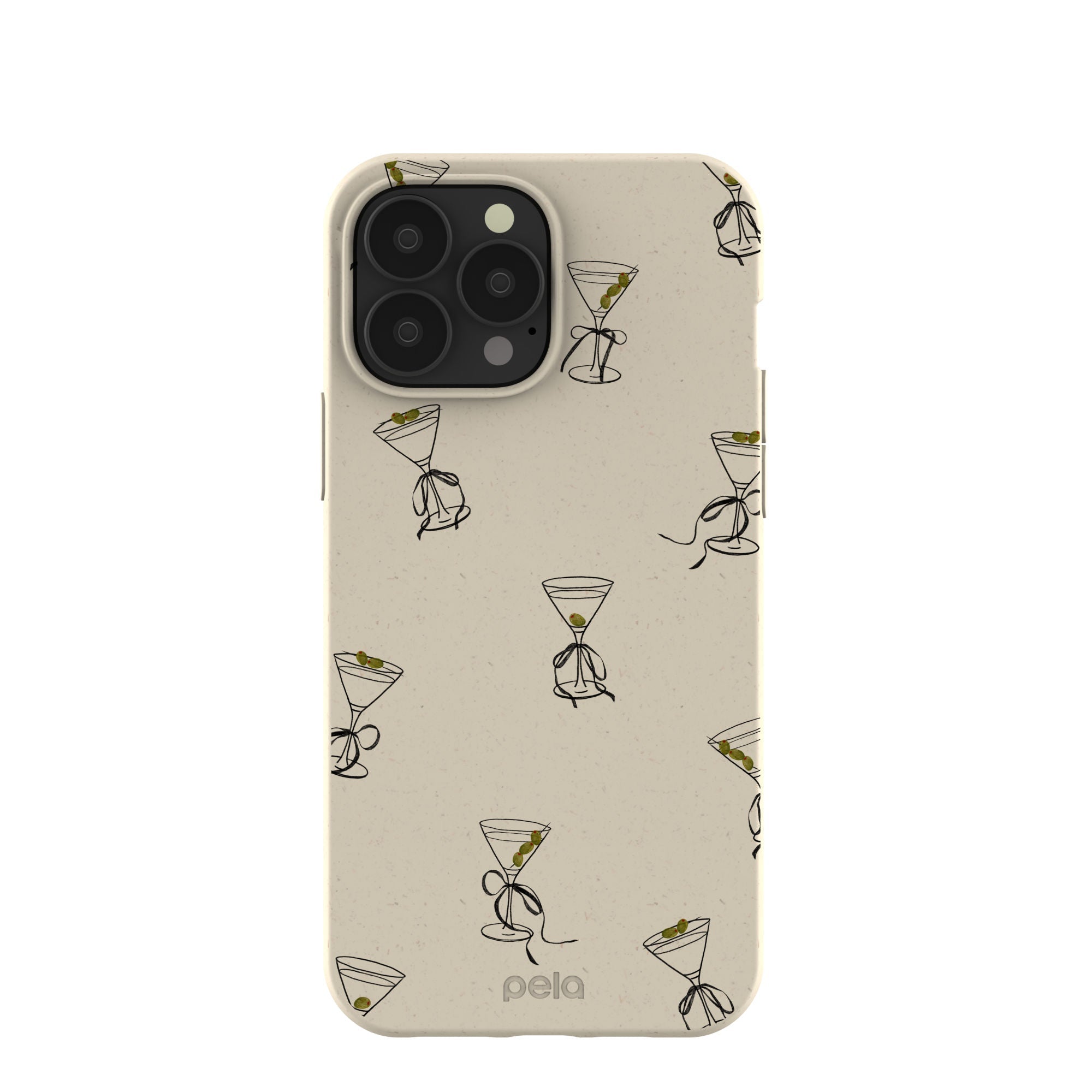 London Fog Martini Me iPhone 13 Pro Max Case Refurbished - Pela Case refurbished available on Cerqular
