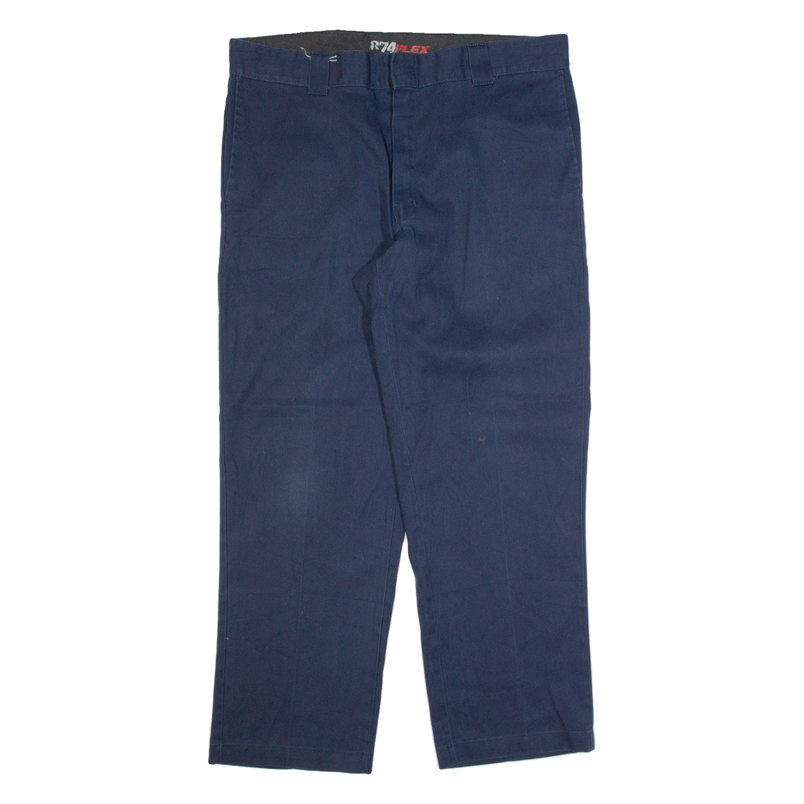 DICKIES Flex 874 Workwear Mens Trousers Blue Regular Straight W38 L30 Refurbished - N/A refurbished available on Cerqular