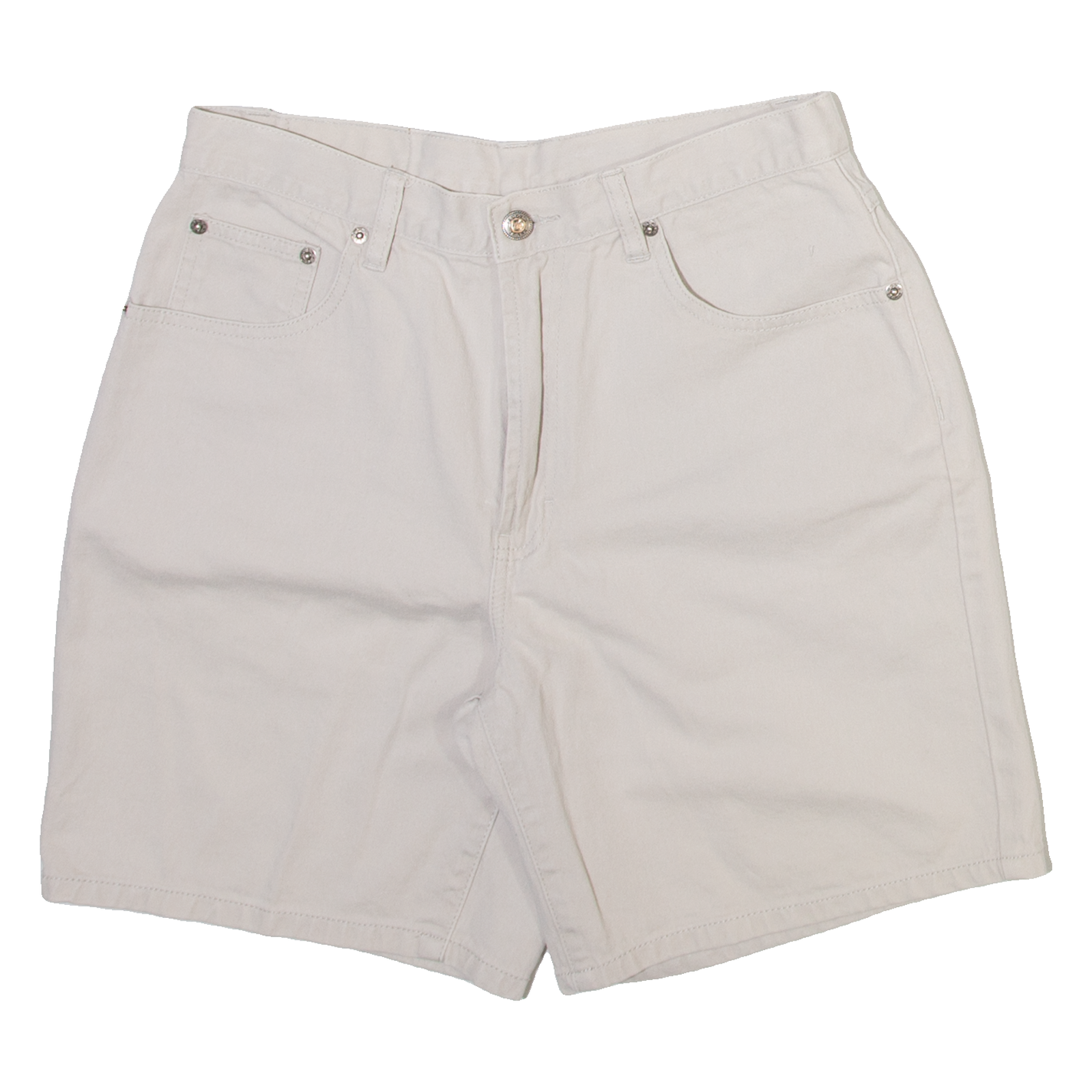 TEDDY'S Womens Casual Shorts Beige Relaxed S W28 Refurbished - N/A refurbished available on Cerqular