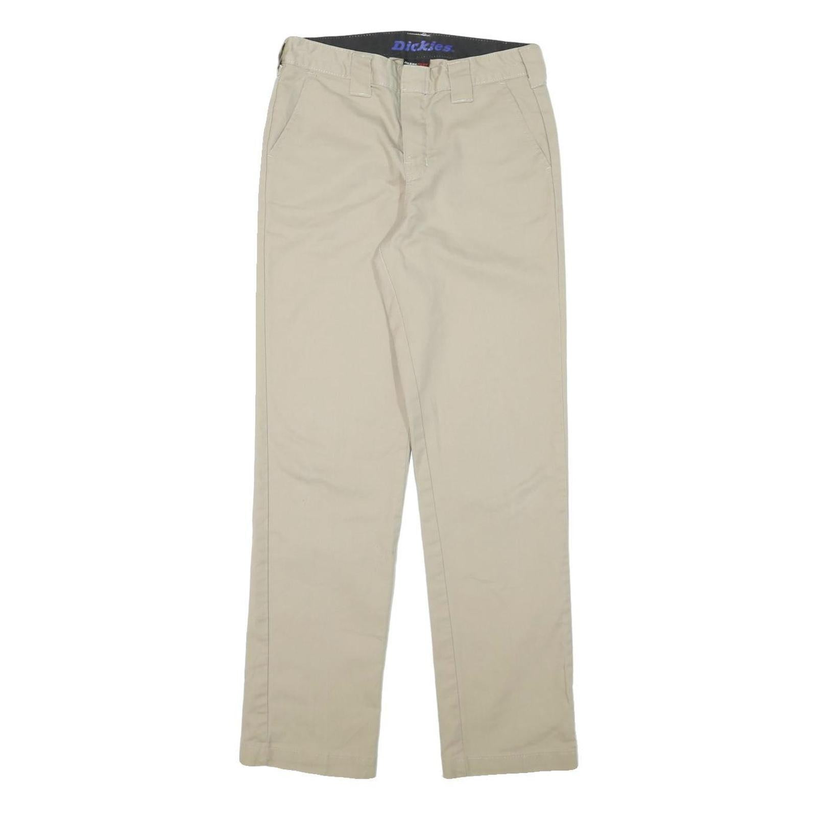 Buy DICKIES Mens Cotton Blend Beige Regular Straight Trousers W27 L28 Workwear Refurbished - $42.89 DICKIES Mens Cotton Blend Beige Regular Straight Trousers W27 L28 Workwear Refurbished - N/A refurbished available on Cerqular