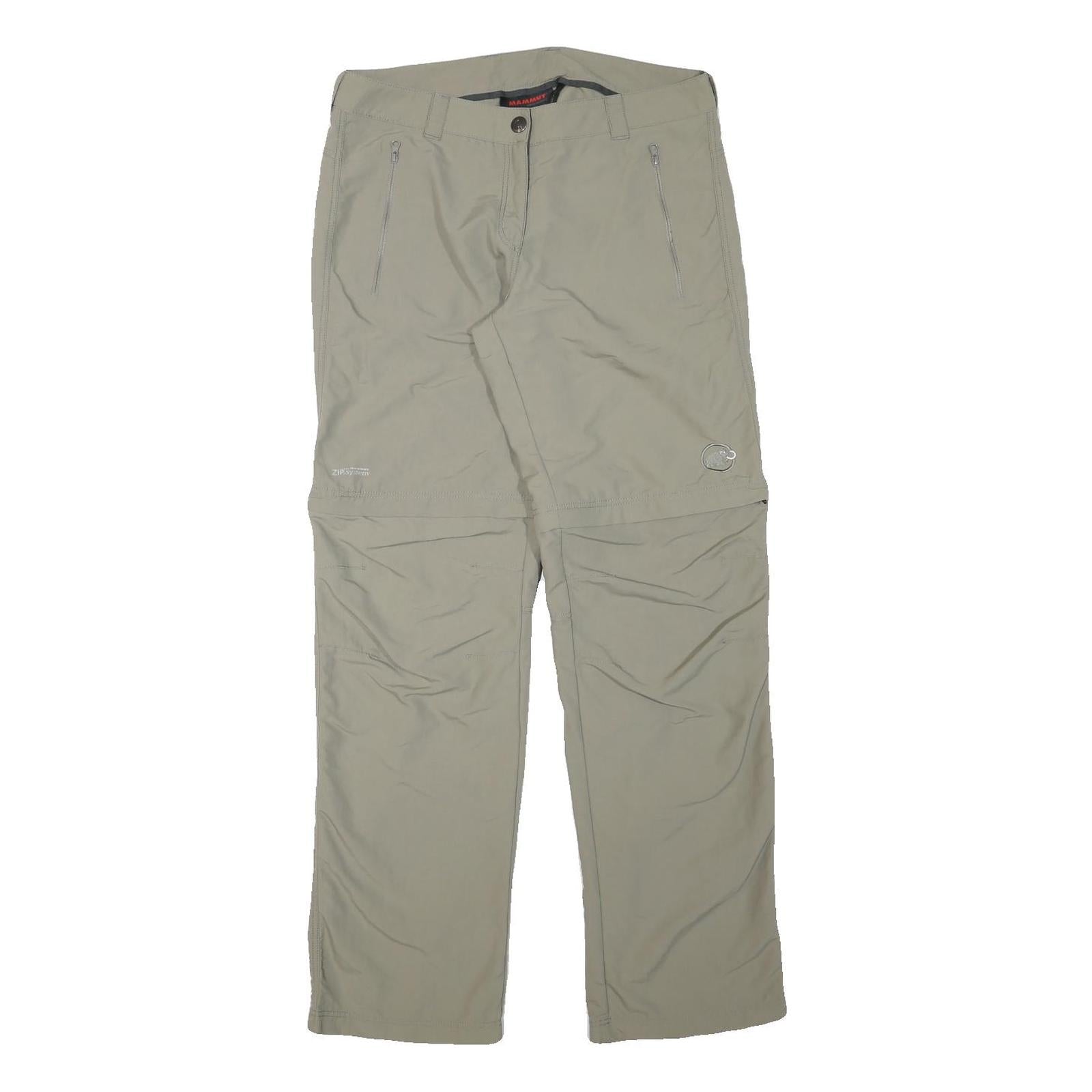 MAMMUT Womens Regular Beige Polyester Blend Zip Trousers W32 L31 Outdoor Hiking Refurbished - N/A refurbished available on Cerqular