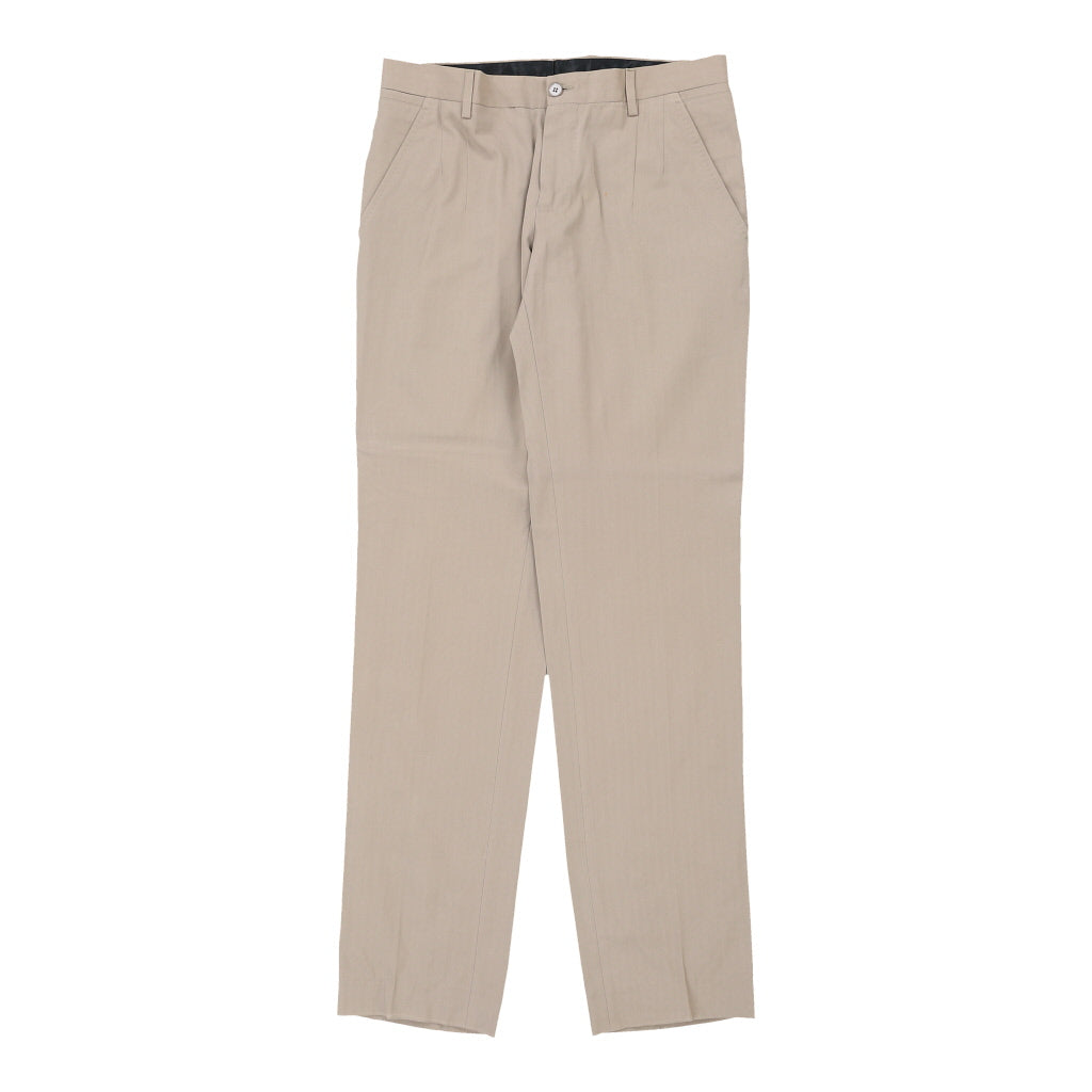 Buy Dolce & Gabbana Trousers - 30W UK 8 Beige Cotton Refurbished - $36.17 Dolce & Gabbana Trousers - 30W UK 8 Beige Cotton Refurbished - Thrifted (note: this is a term often used to describe second- refurbished available on Cerqular