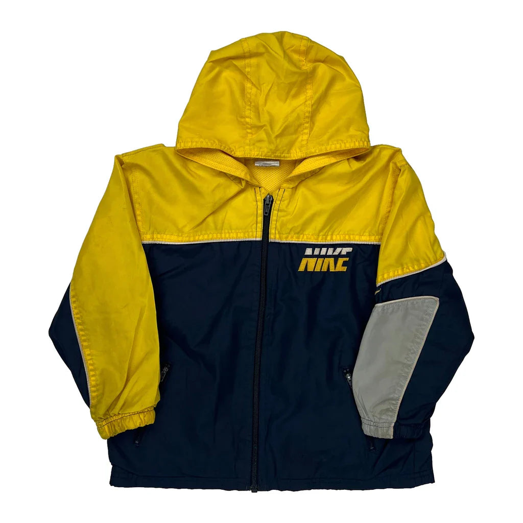 Age 6 Nike Jacket - Small Grey Polyester Refurbished - Thrifted (note: this is a term often used to describe second- refurbished available on Cerqular