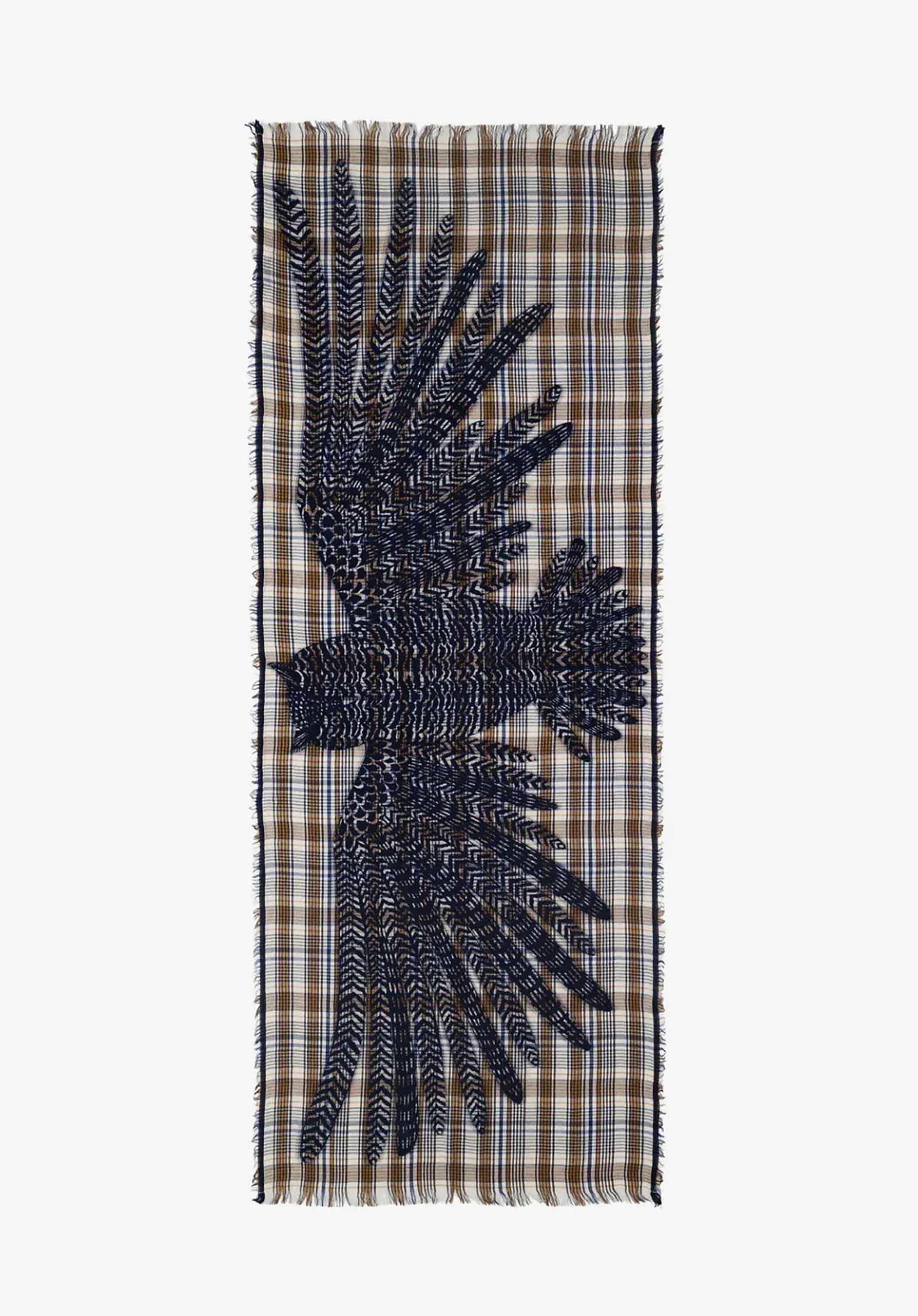 Scarf Et18he24 Navy | Color: NAVY | Size: U Refurbished - Rue Madame is a known brand, and the standardized name is " refurbished available on Cerqular