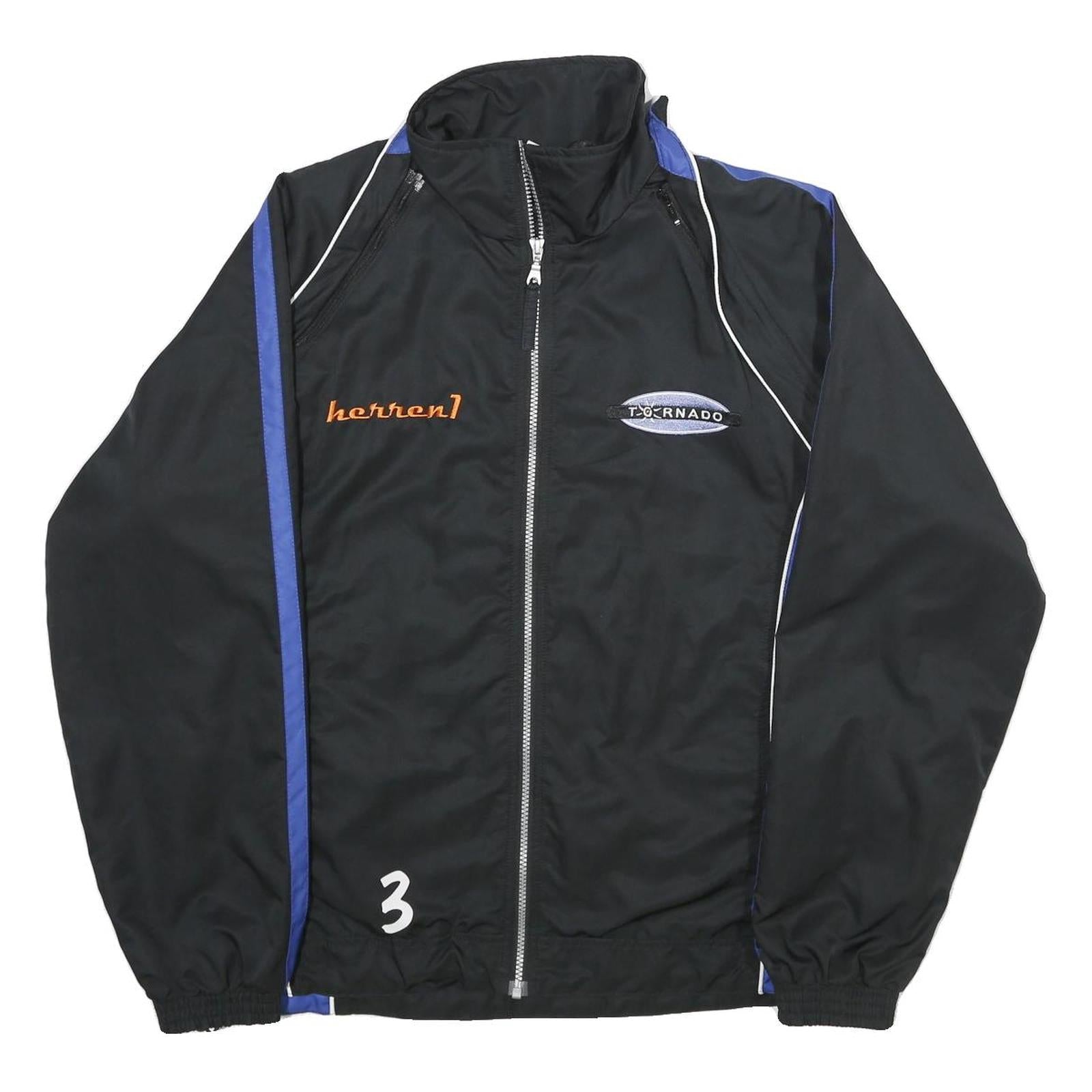 R-TEX Mens Black & Blue Zip Jacket L Polyester Tornado Sportswear Refurbished - N/A refurbished available on Cerqular