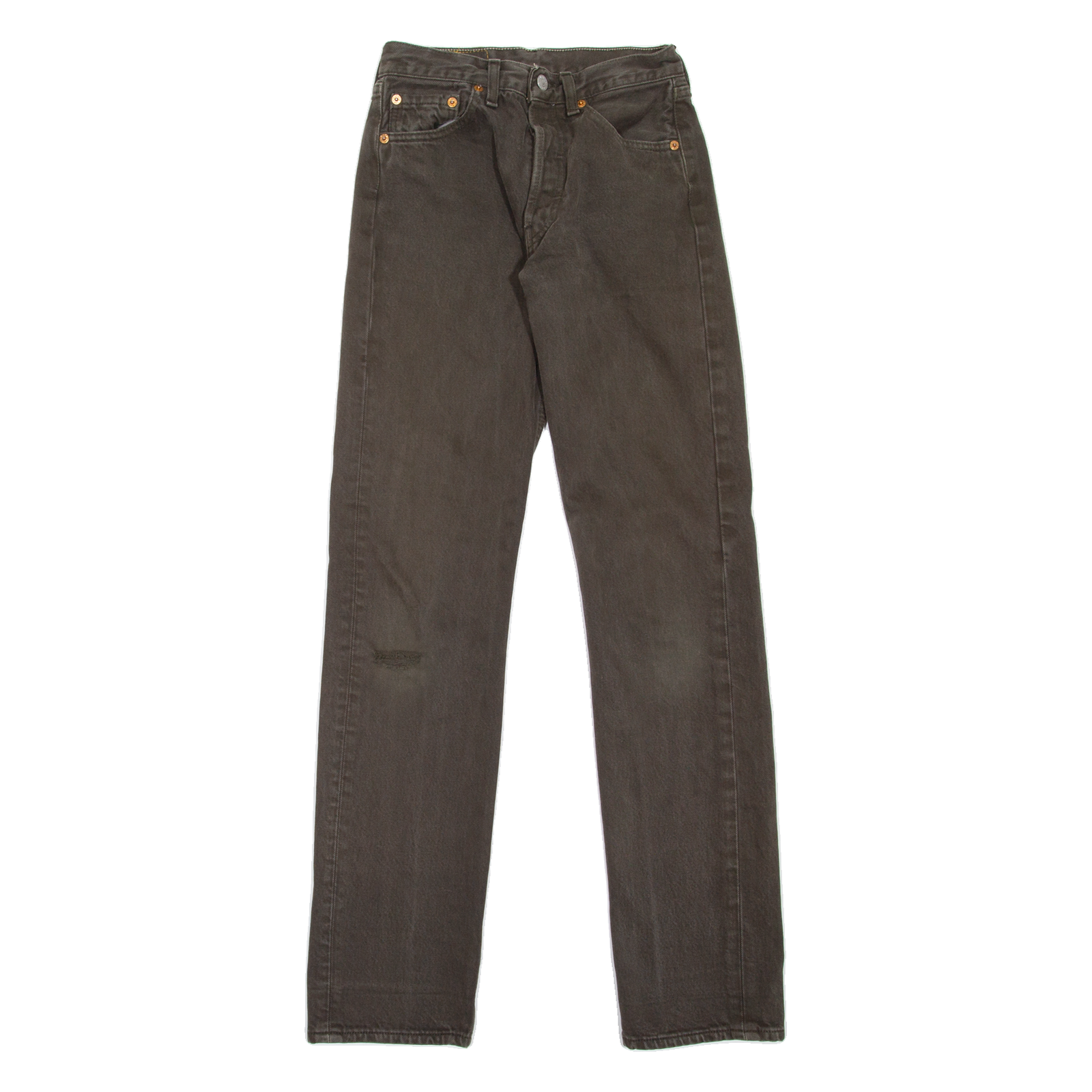 LEVI'S 501 Jeans Womens Brown Regular Straight 90s W23 L34 Refurbished - N/A refurbished available on Cerqular