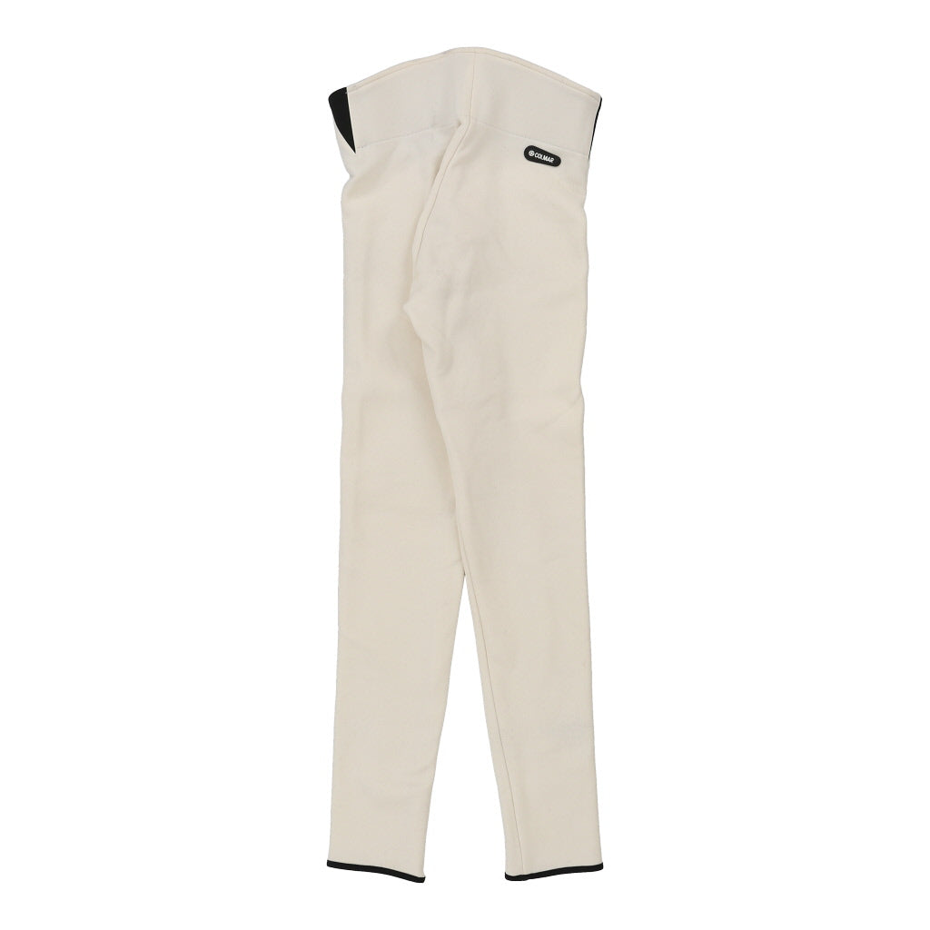 Colmar Ski Trousers - XS Cream Nylon Refurbished - Thrifted (note: this is a term often used to describe second- refurbished available on Cerqular