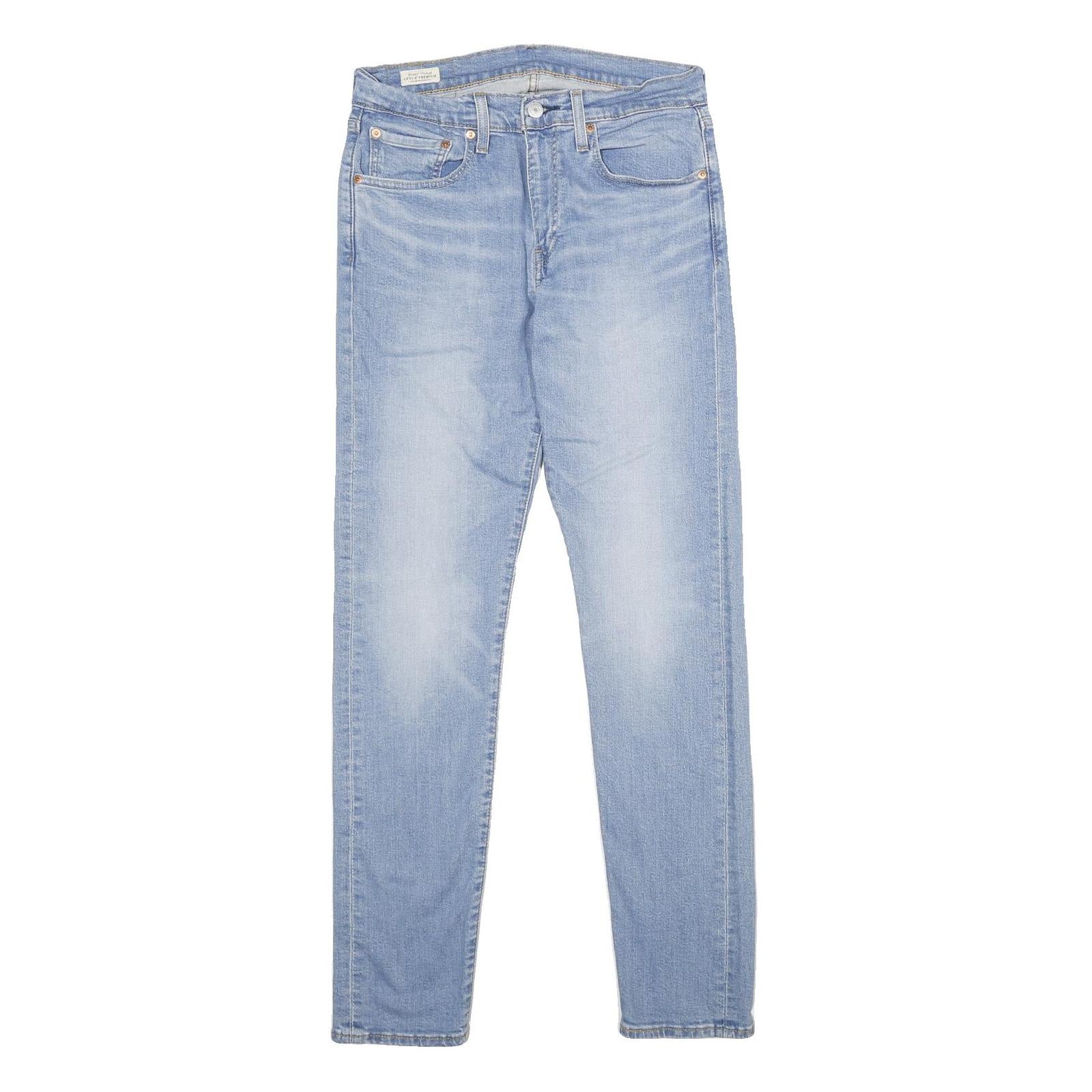 LEVI'S 512 BIG E Mens Slim Jeans Blue Denim Light W31 L34 Classic Fit Zip Refurbished - N/A refurbished available on Cerqular