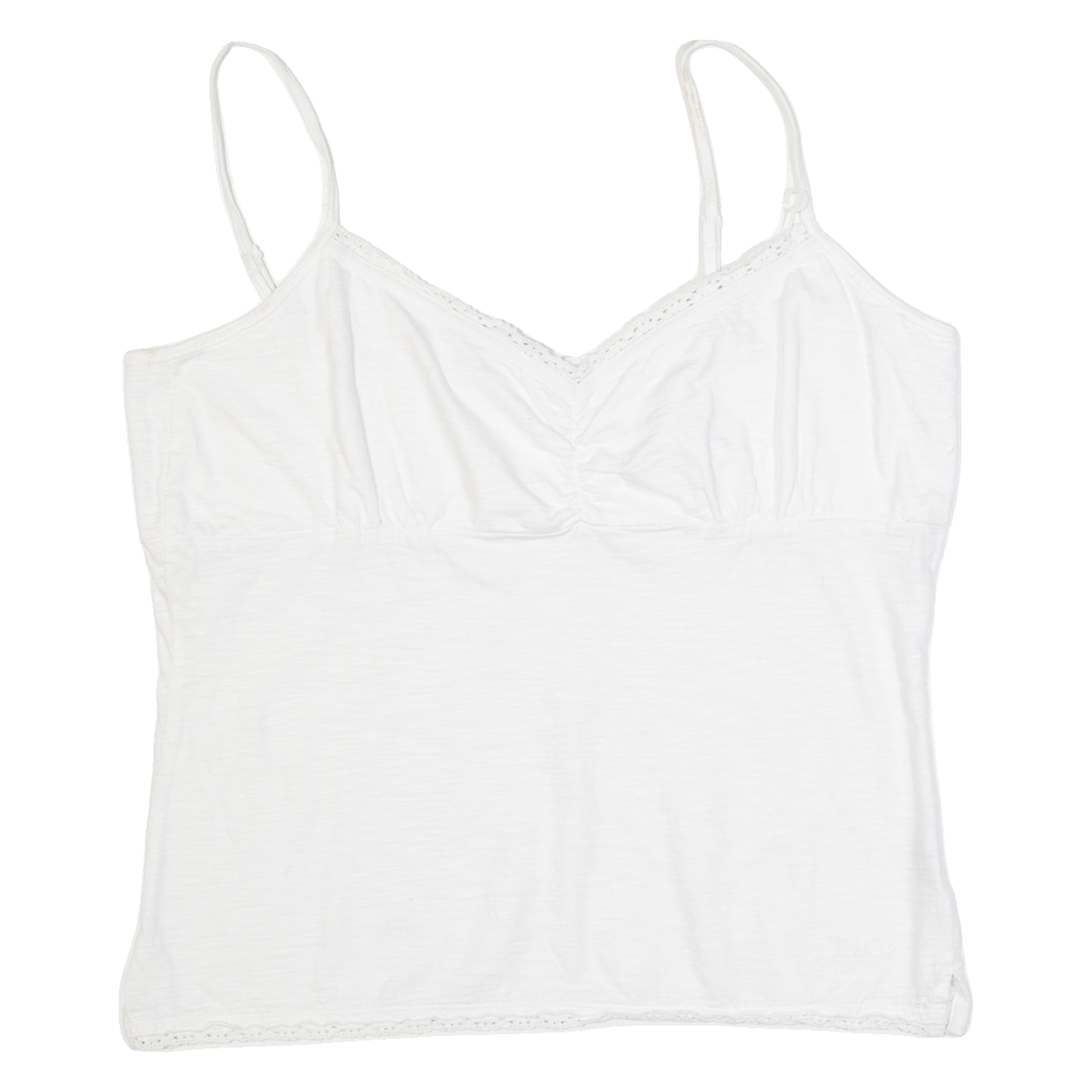 FAT FACE Womens Camisole Top White V-Neck Sleeveless UK 16 Refurbished - N/A refurbished available on Cerqular