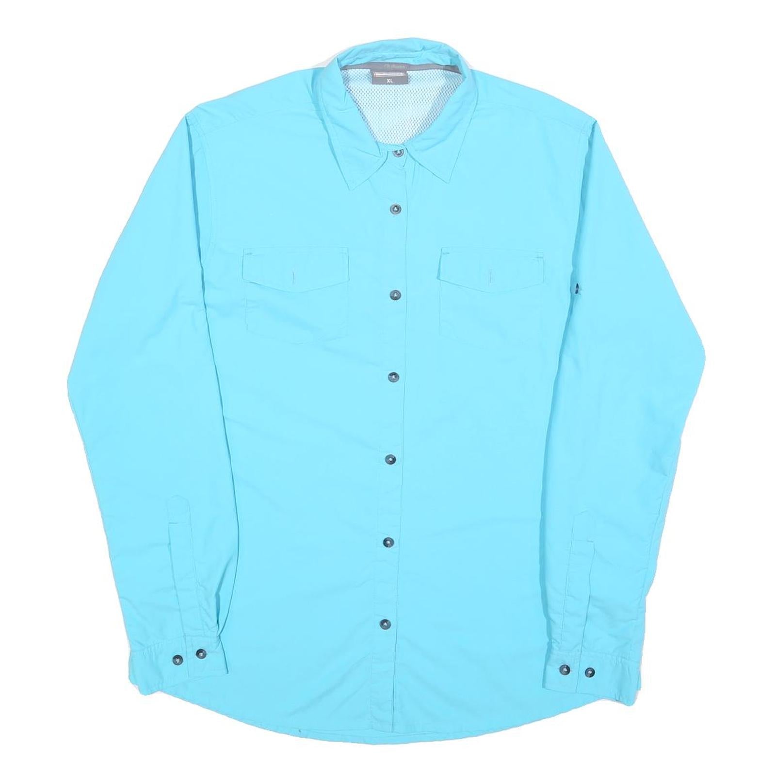 SHERPA Womens Blue Shirt XL Lightweight Long Sleeve Outdoor Refurbished - N/A refurbished available on Cerqular
