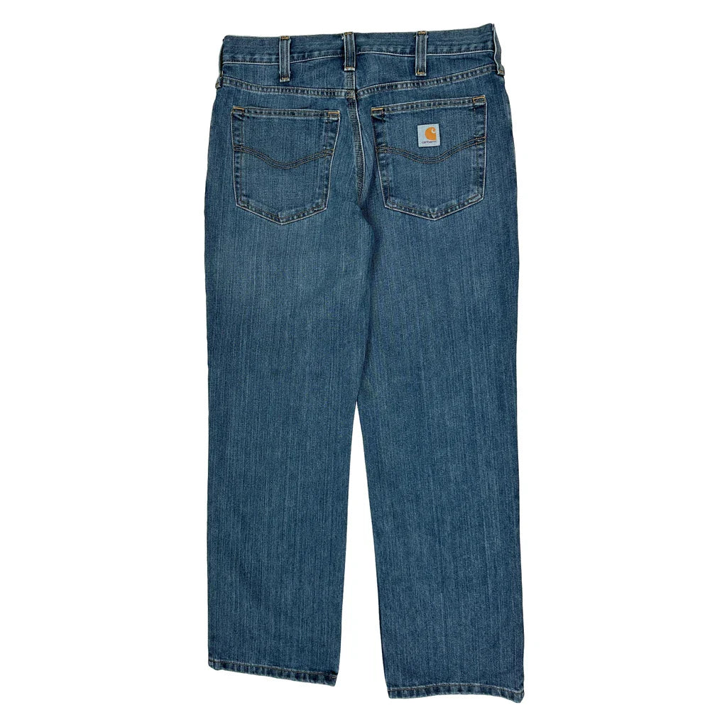Buy Carhartt Jeans - 34W 30L Blue Cotton Refurbished - $73.69 Carhartt Jeans - 34W 30L Blue Cotton Refurbished - Thrifted (note: this is a term often used to describe second- refurbished available on Cerqular
