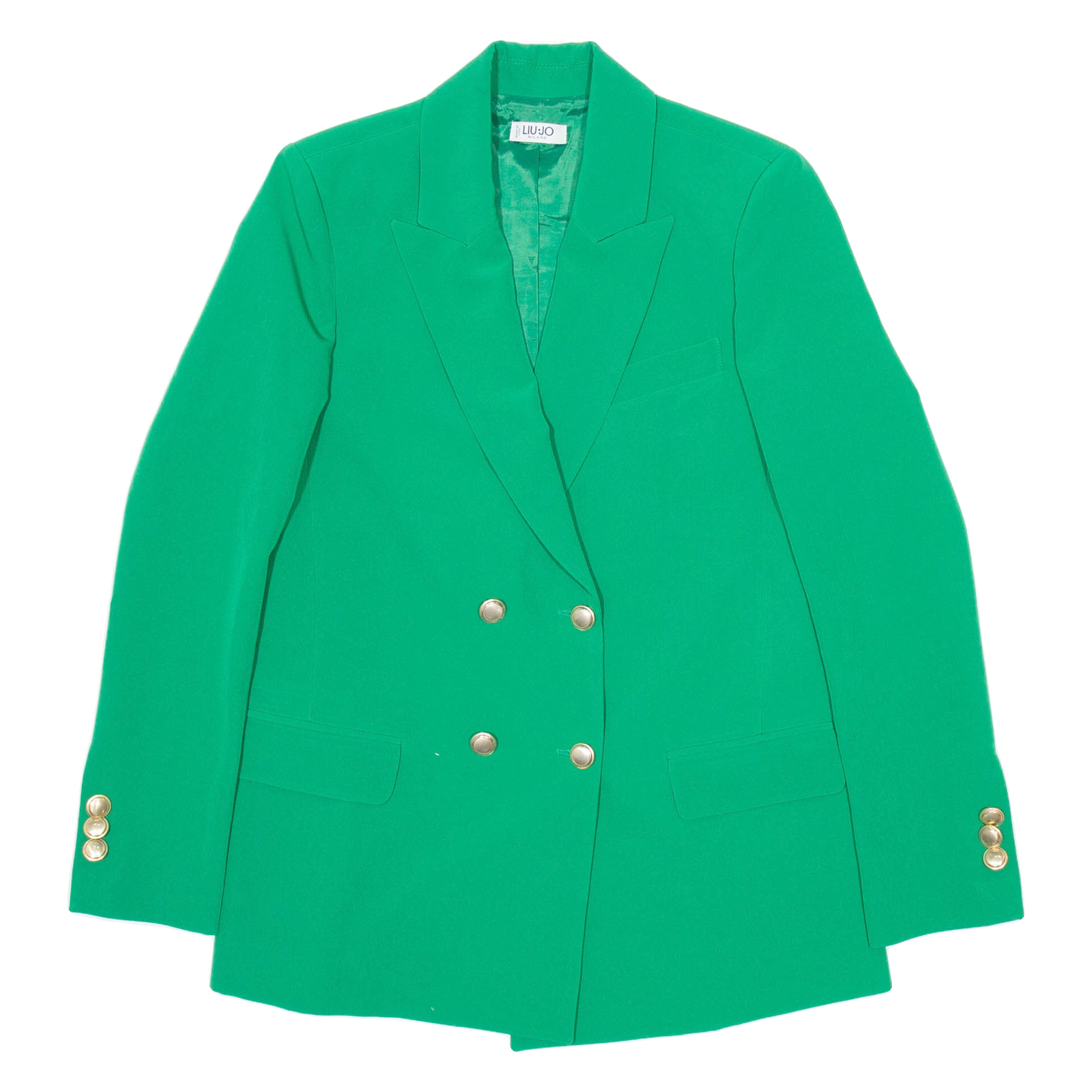 LIU.JO Womens Blazer Jacket Green UK 8 Refurbished - N/A refurbished available on Cerqular