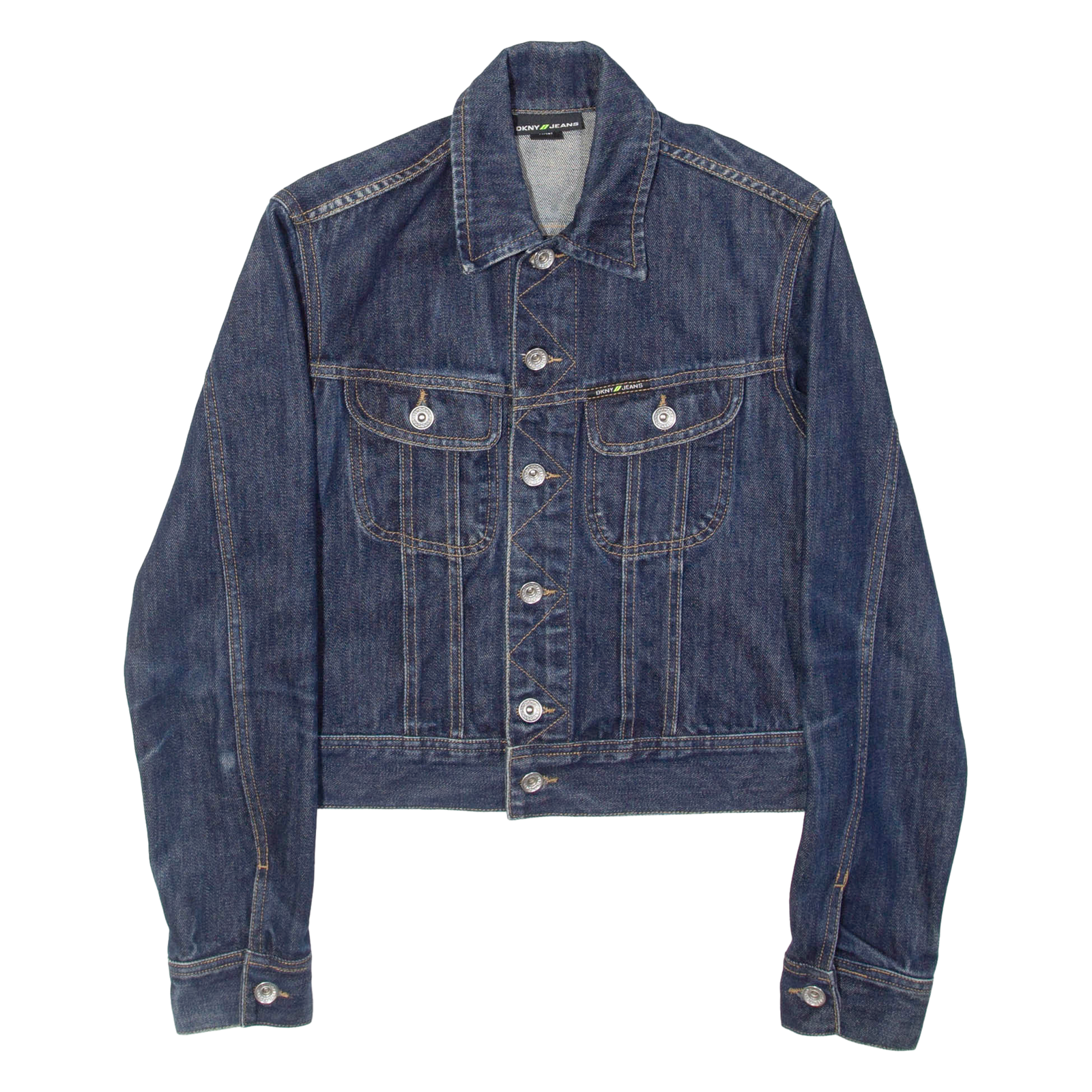 DKNY Womens Denim Jacket Blue S Refurbished - N/A refurbished available on Cerqular