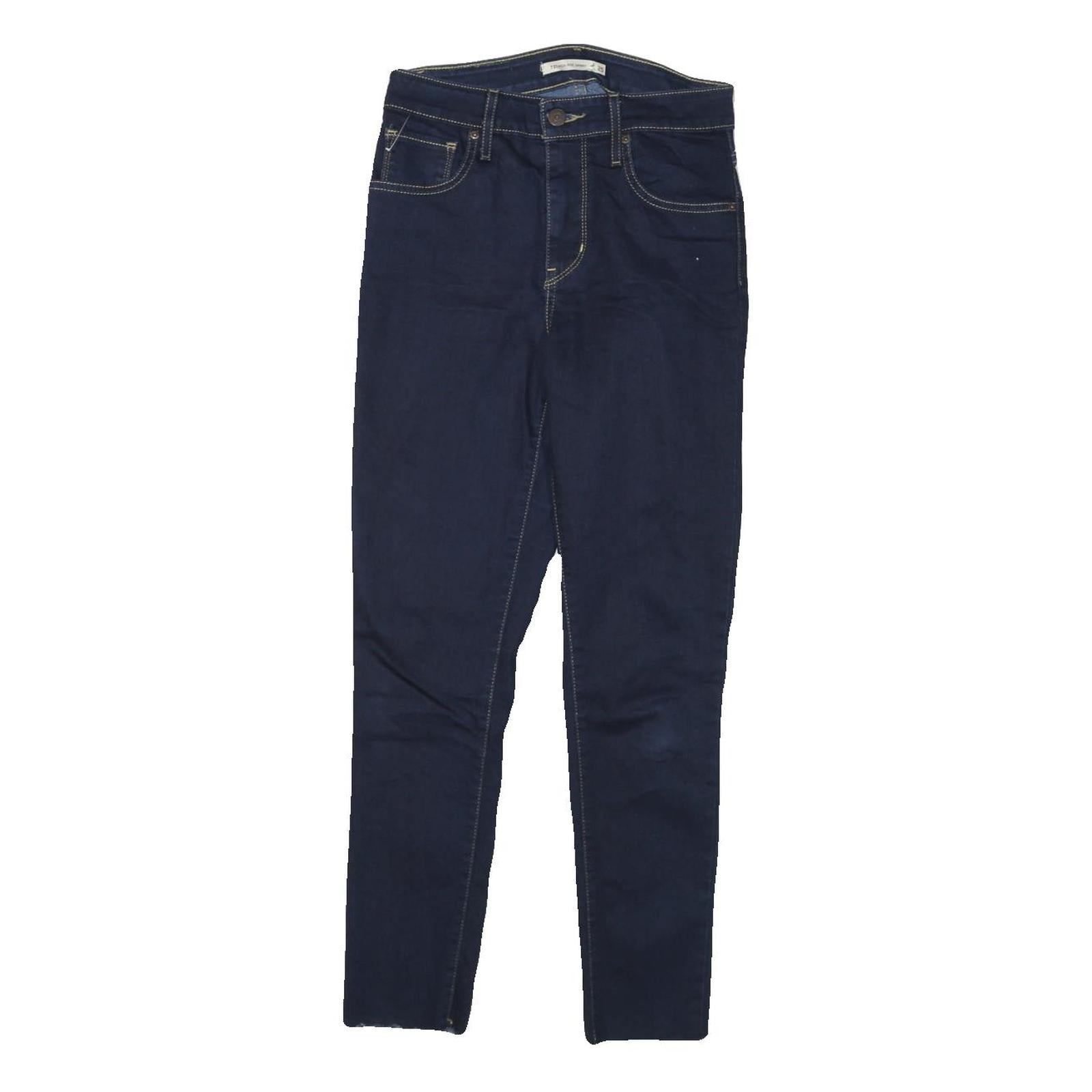 LEVI'S 721 Womens Jeans Blue Slim Skinny Denim W25 L25 Stylish High Waist Refurbished - N/A refurbished available on Cerqular