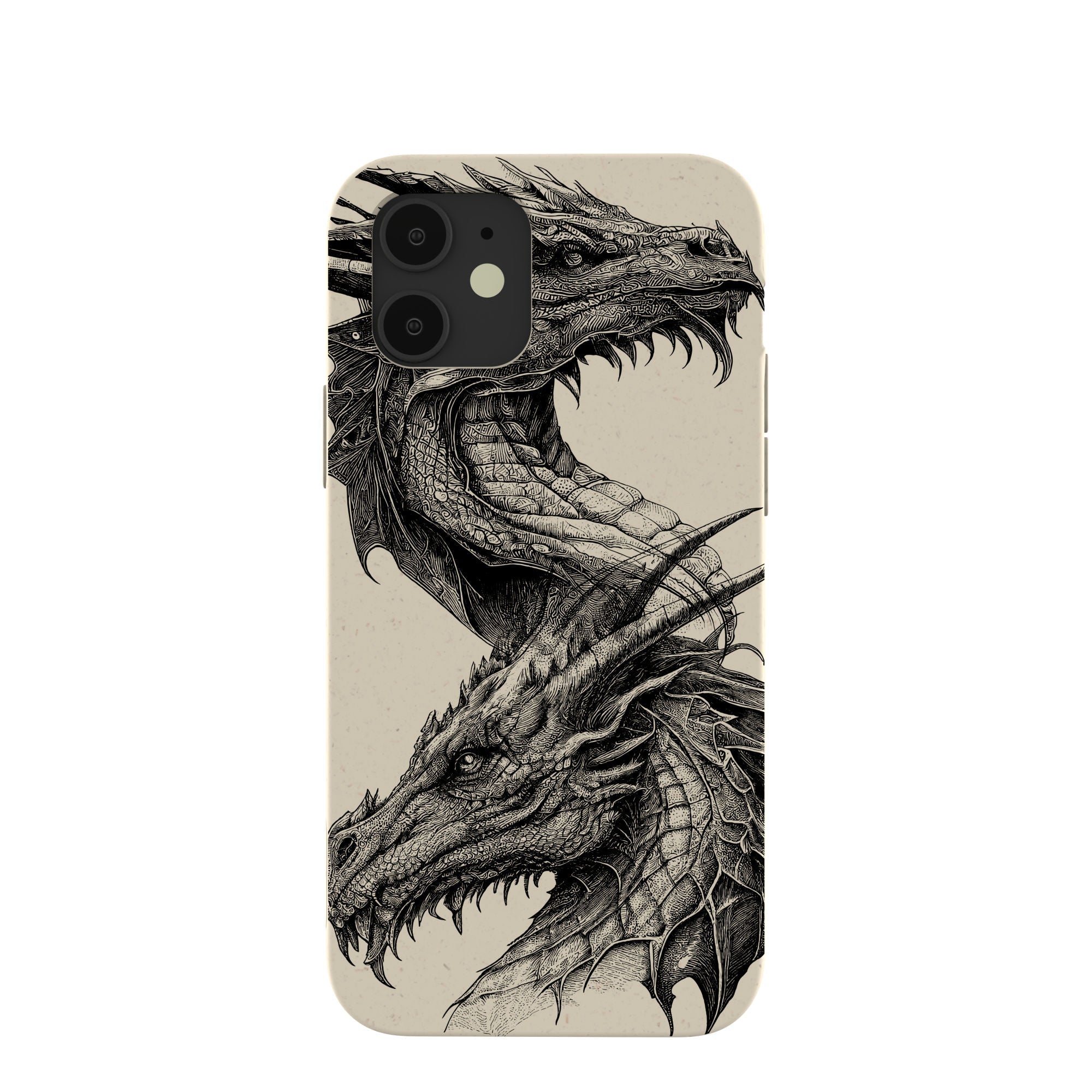 London Fog Twin Dragons iPhone 12/ iPhone 12 Pro Case Refurbished - Pela Case refurbished available on Cerqular