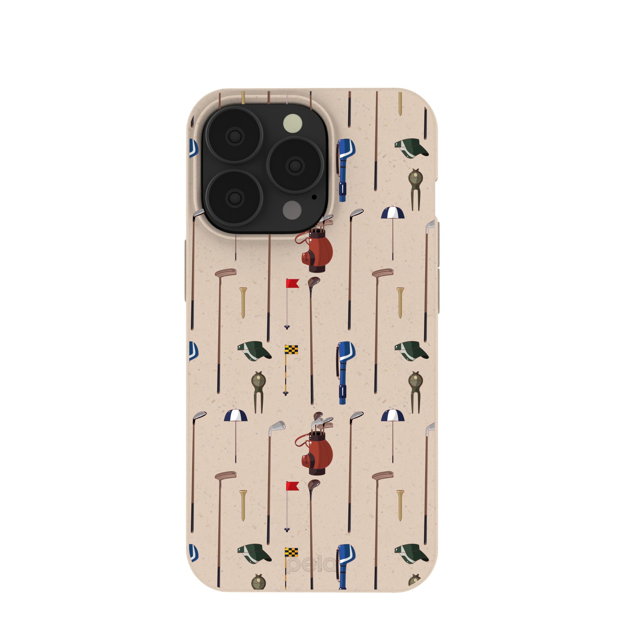Seashell Golf Time iPhone 13 Pro Case Refurbished - Pela Case refurbished available on Cerqular